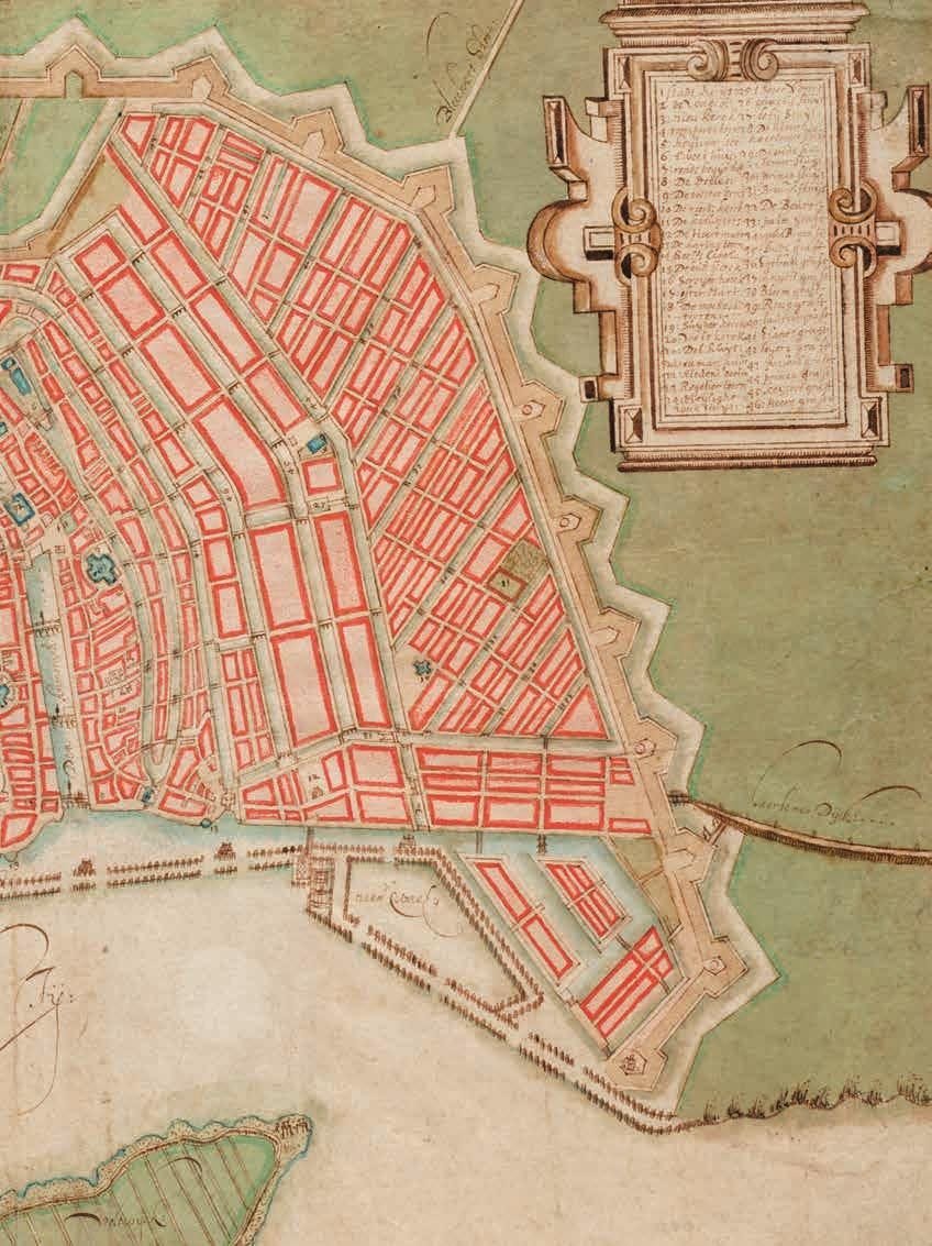 Old map of the city expansion the third explanation
