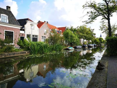 Woningen aan het water in Delft