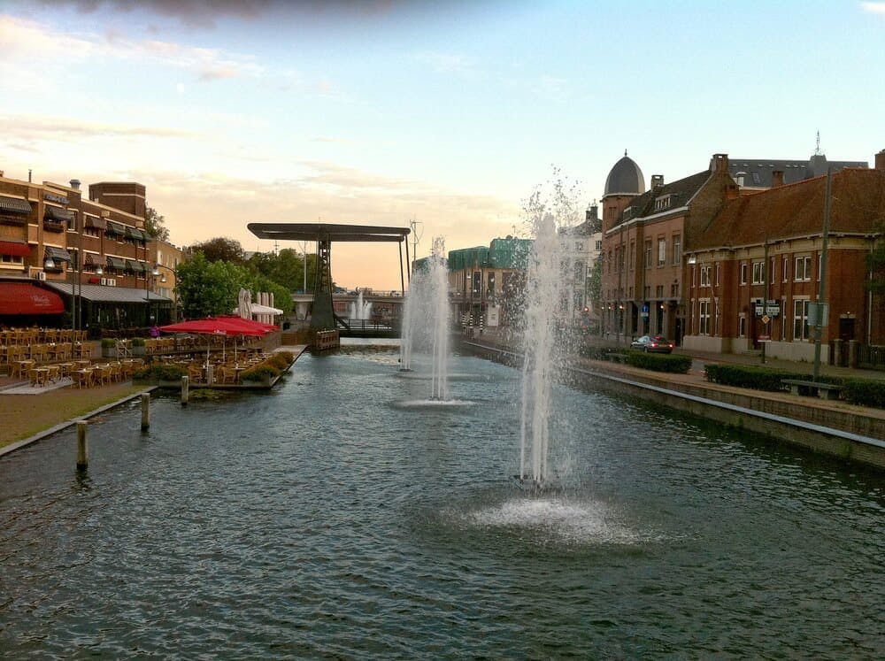 Fonteinen in het centrum van Helmond
