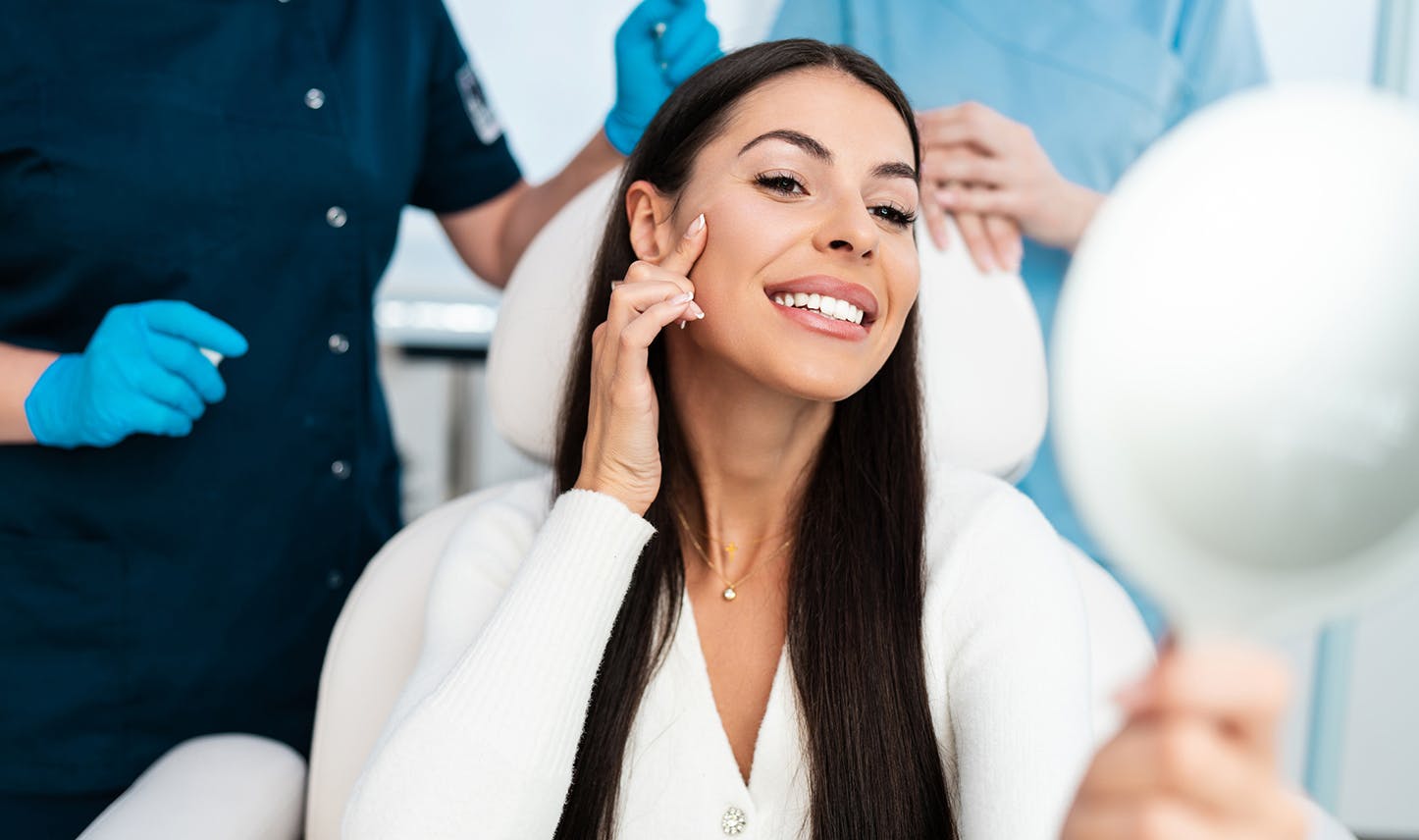 reviewing botox injection site