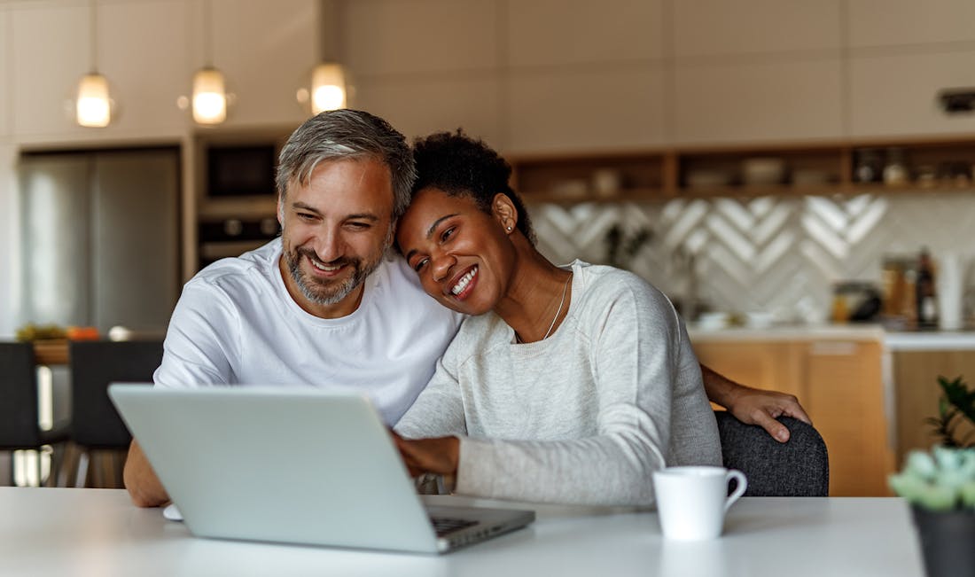 couple reviewing the FAQ