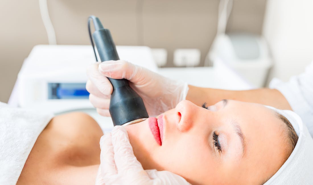 receiving laser treatmnet