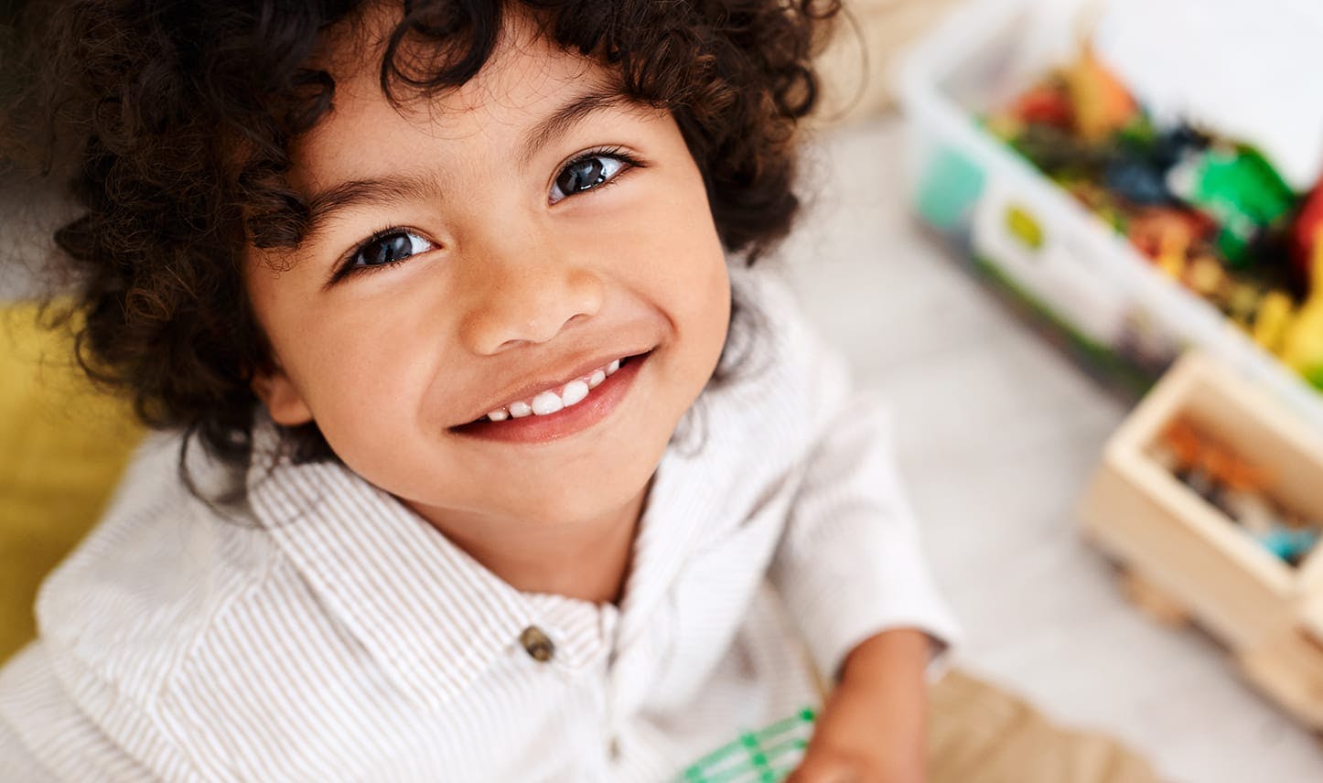 child smiling