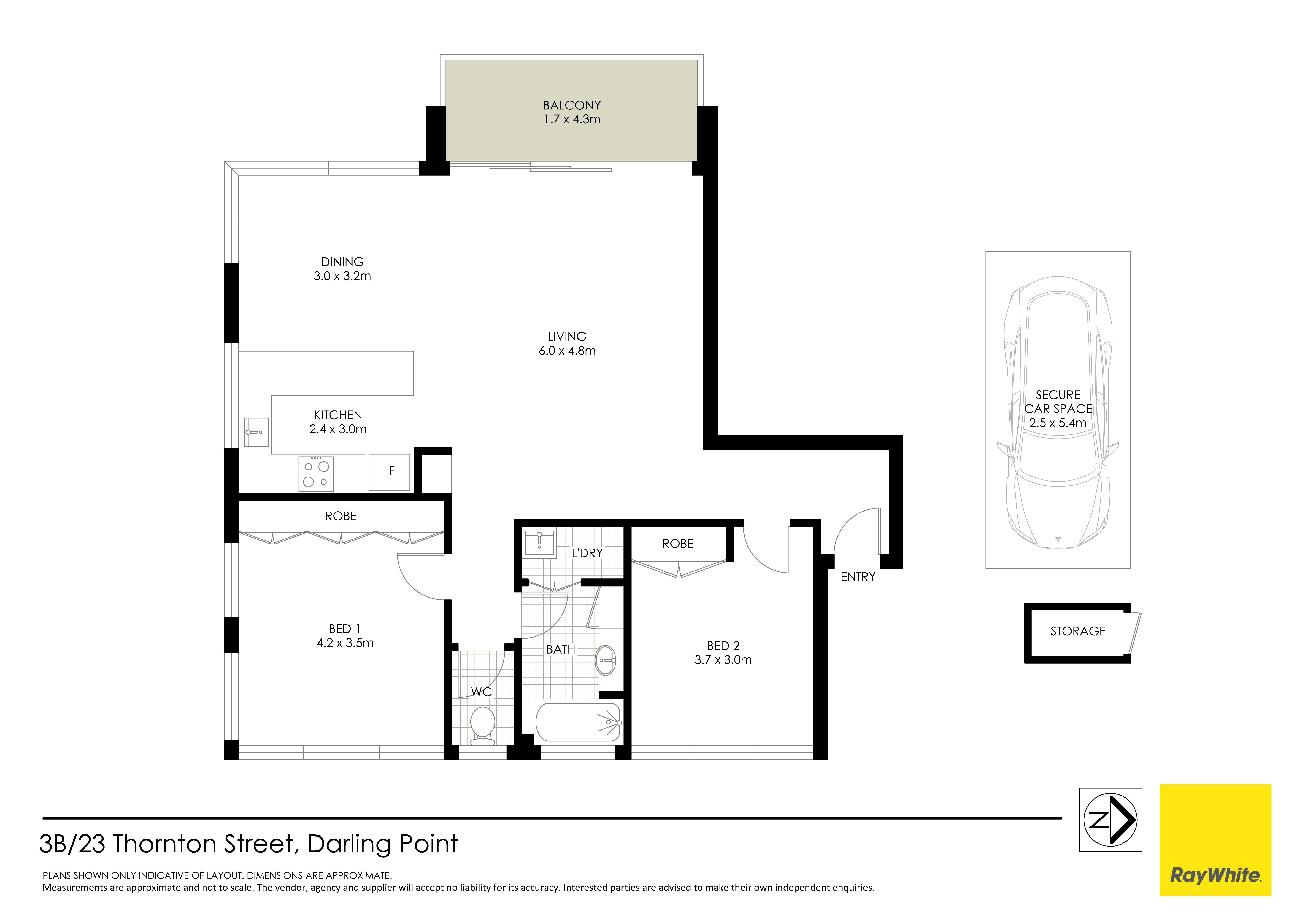 3/23 Thornton Street, Darling Point NSW