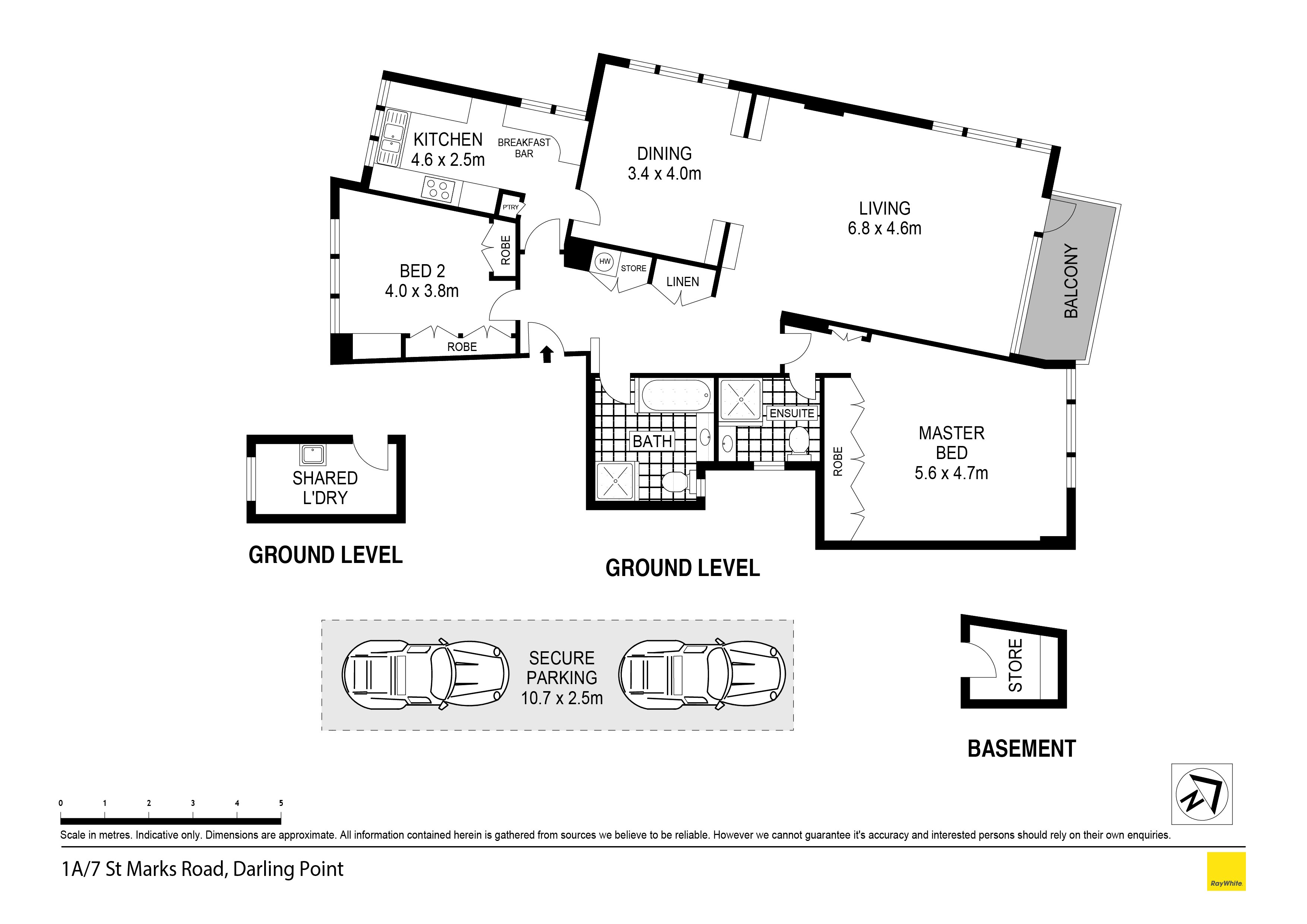1a/7 St Marks Road, Darling Point NSW
