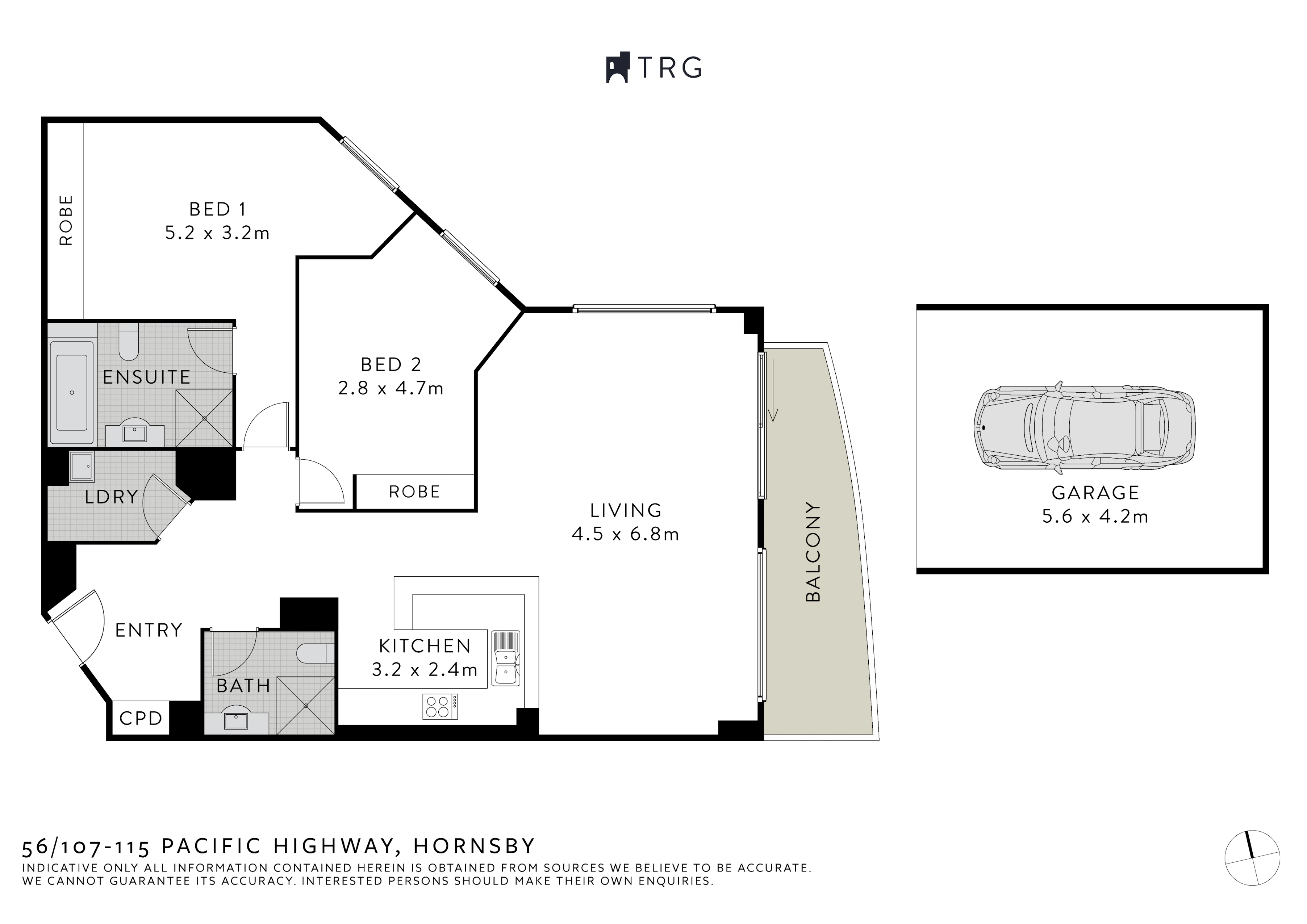 56/107-115 Pacific Highway, Hornsby NSW