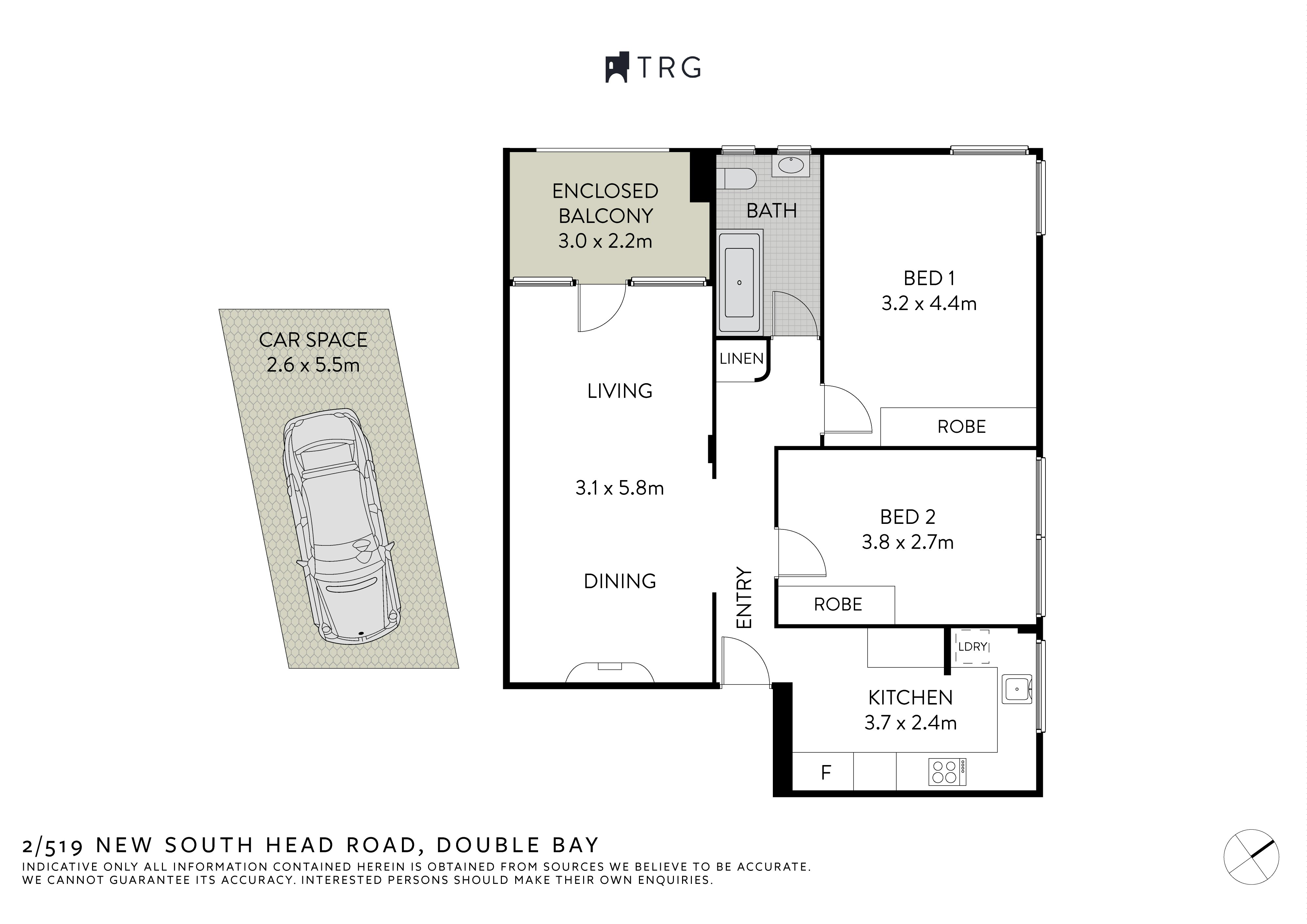 2/519 New South Head Road, Double Bay NSW