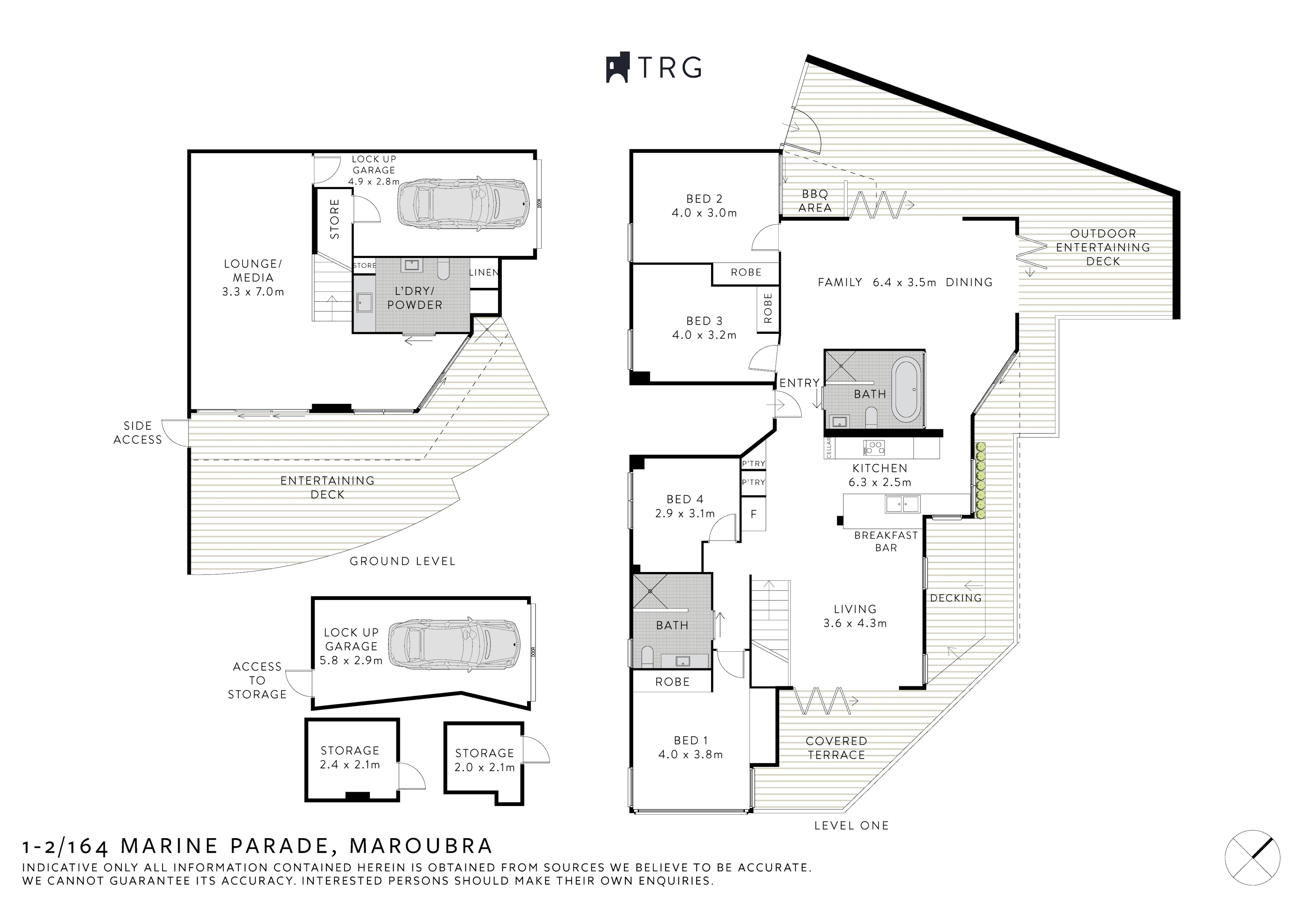 1-2/164 Marine Parade, Maroubra NSW