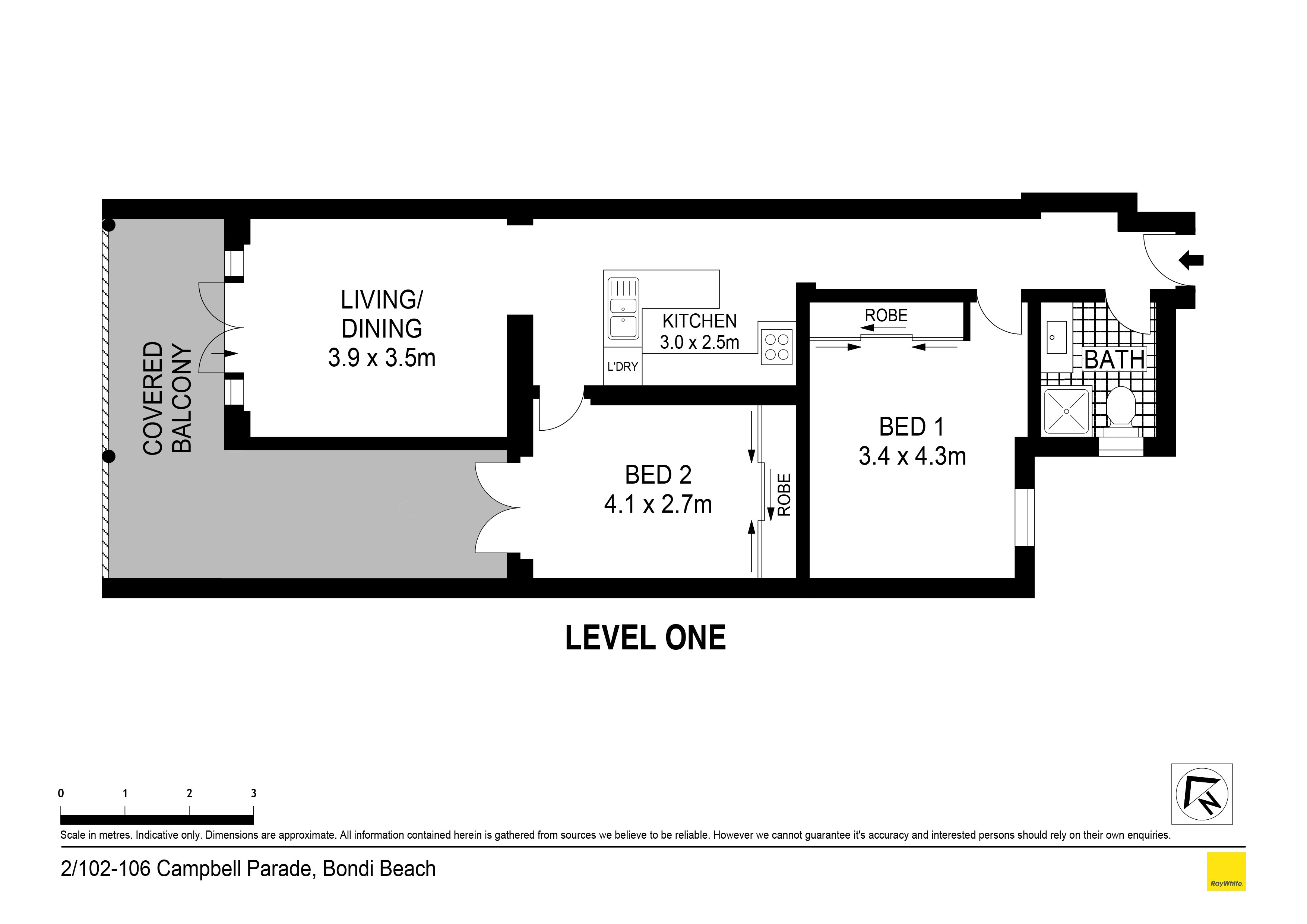2/102 Campbell Parade, Bondi Beach NSW