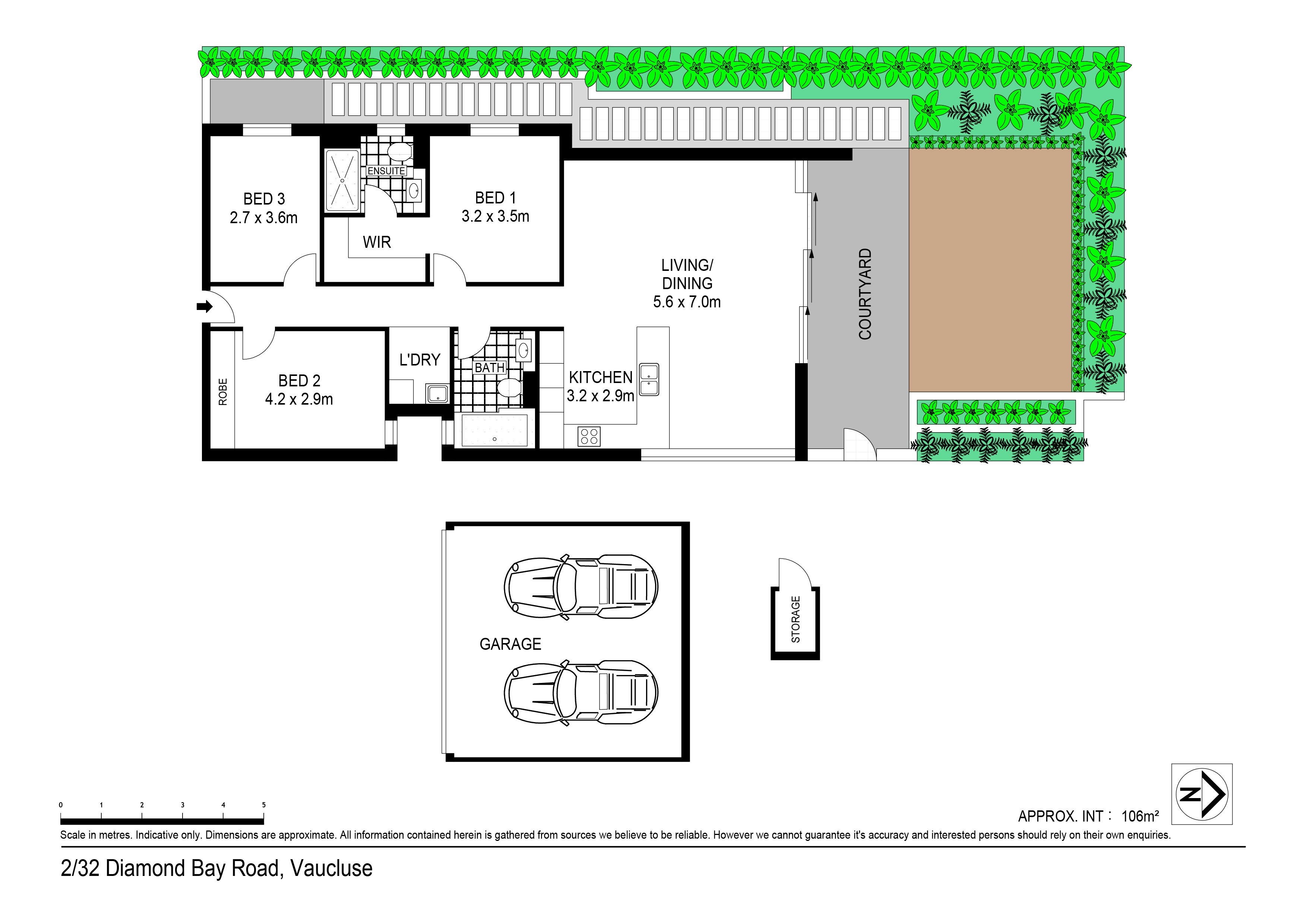 2/32 Diamond Bay Road, Vaucluse NSW