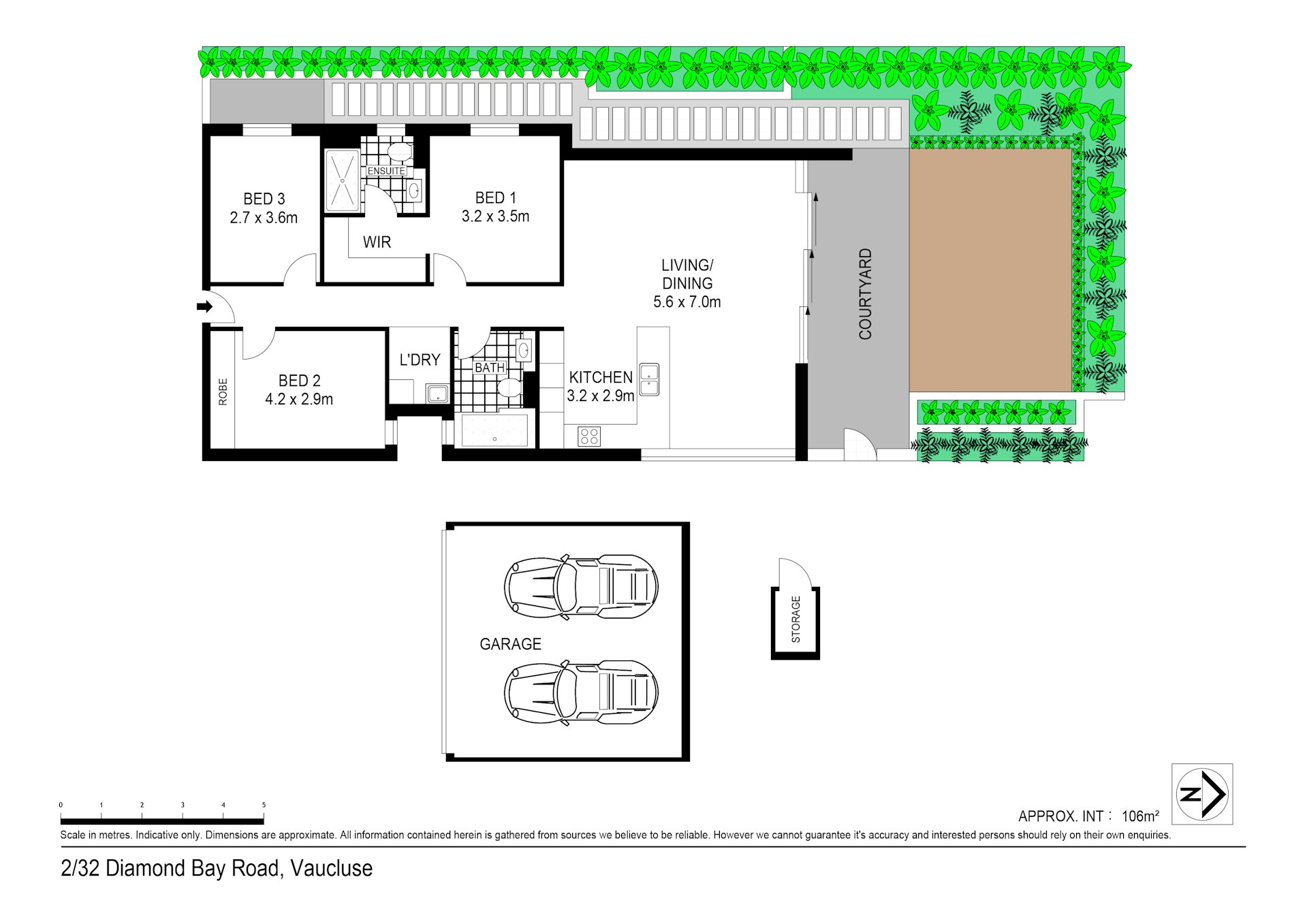 2/32 Diamond Bay Road, Vaucluse NSW