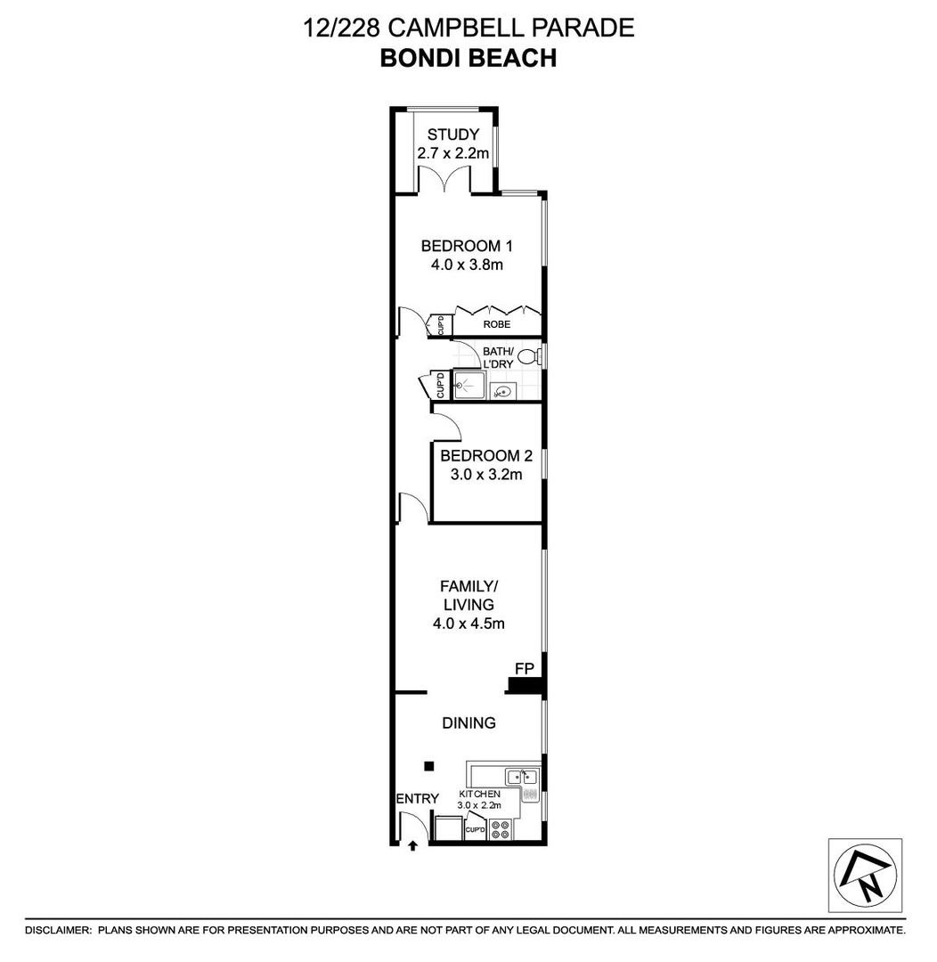 12/228 Campbell Parade, Bondi Beach NSW