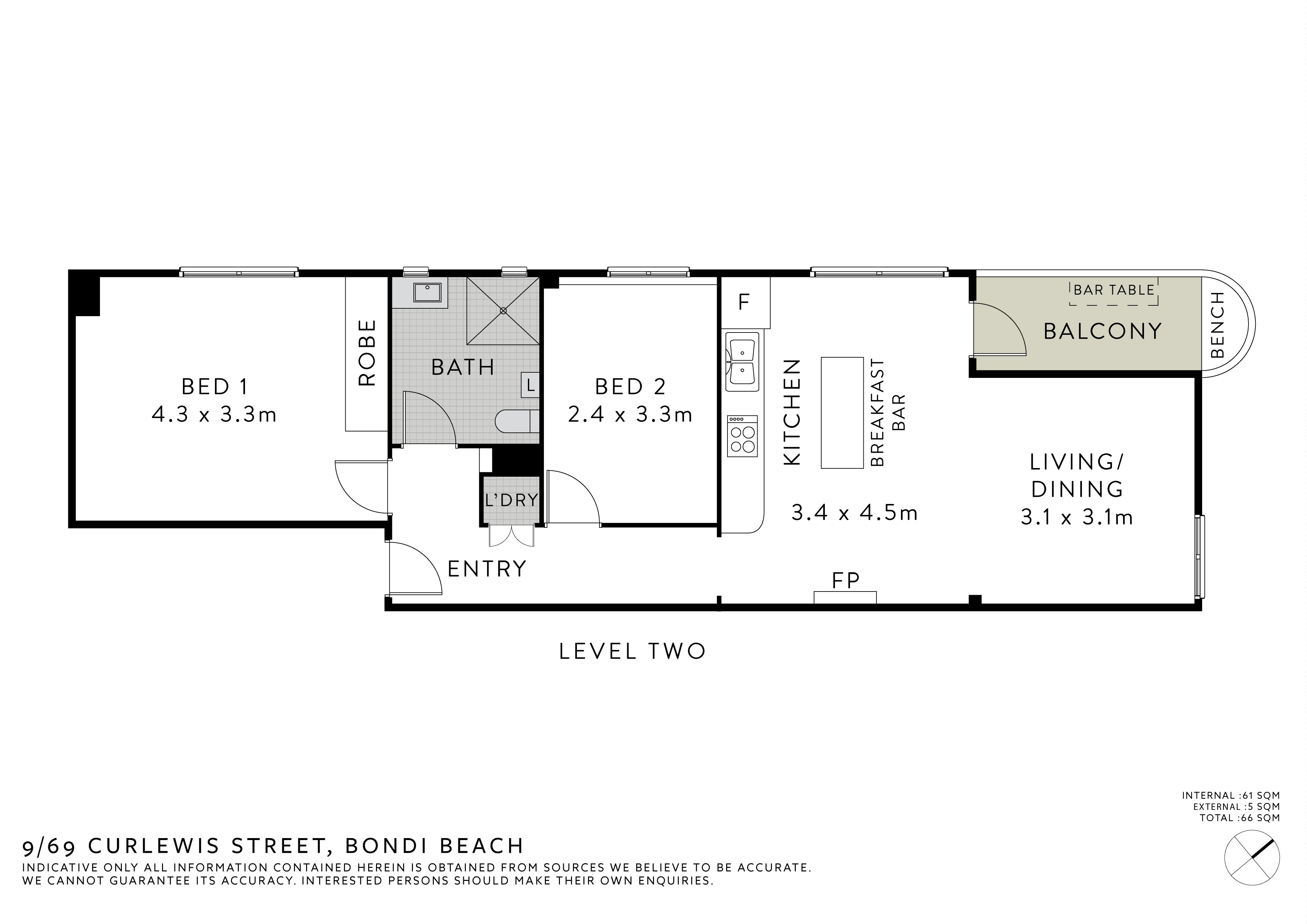 9/69 Curlewis Street, Bondi Beach NSW