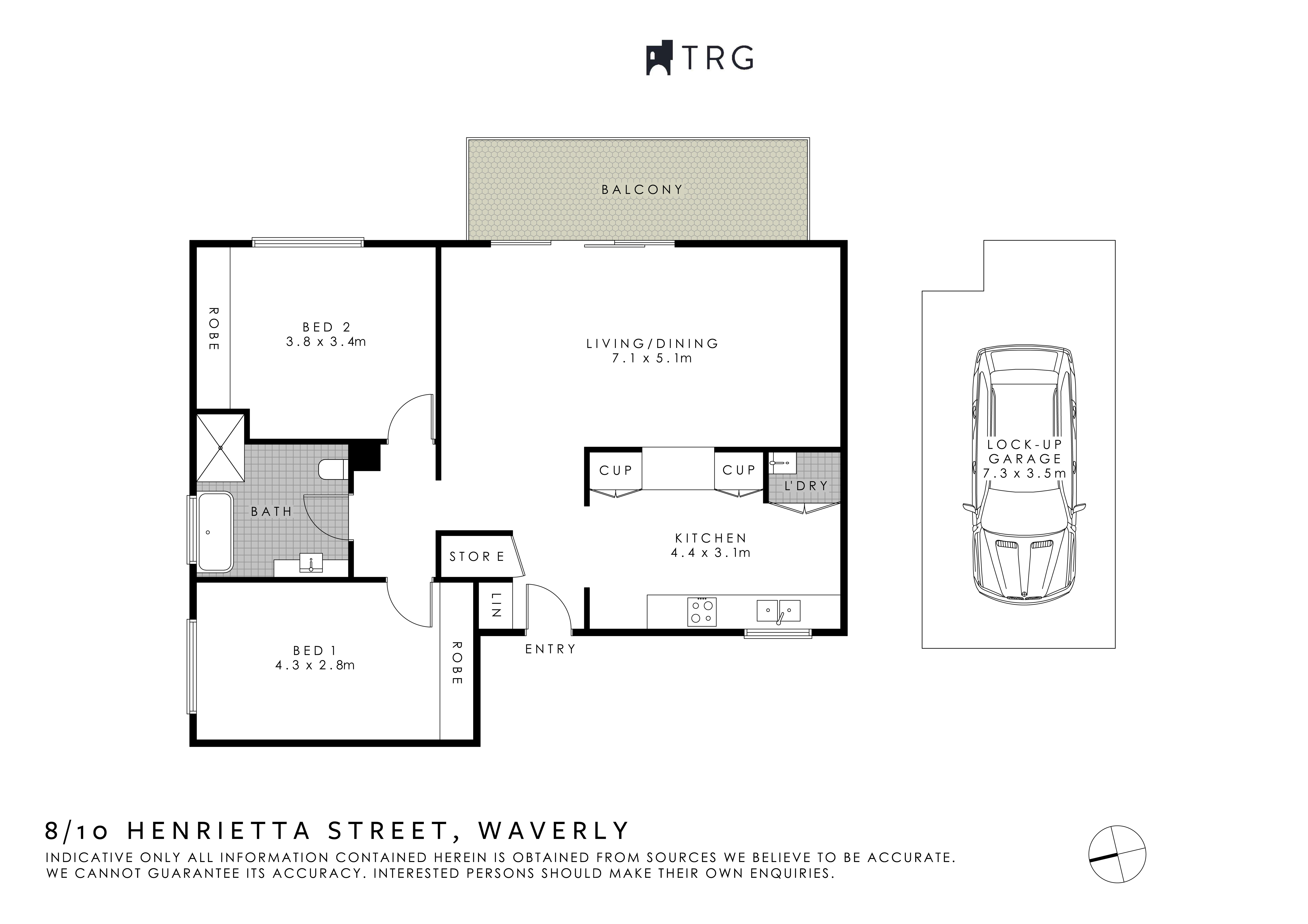 8/10 Henrietta Street, Waverley NSW