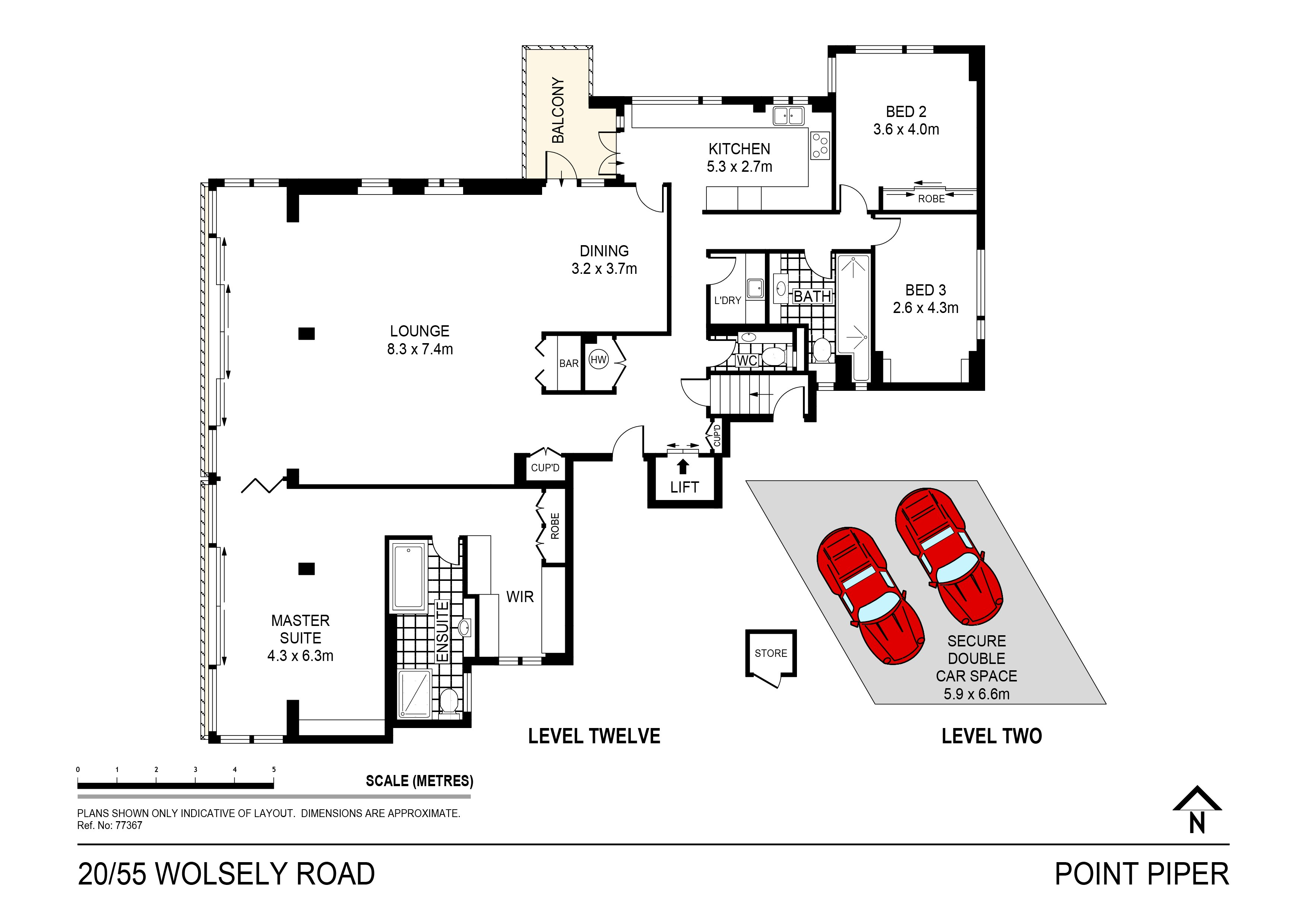20/55 Wolseley Road | The Penthouse, Point Piper NSW