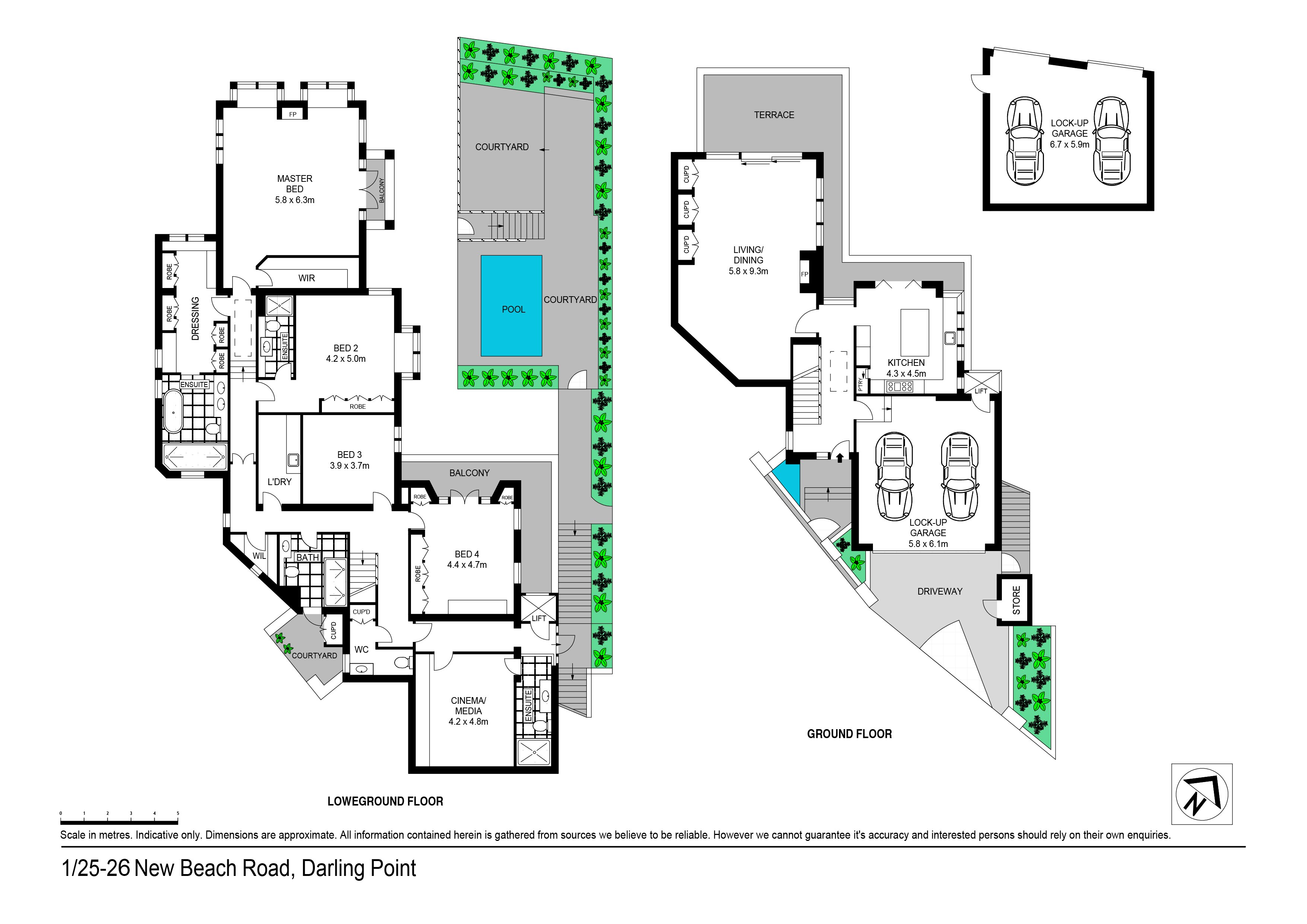 1/25-26 New Beach Road, Darling Point NSW
