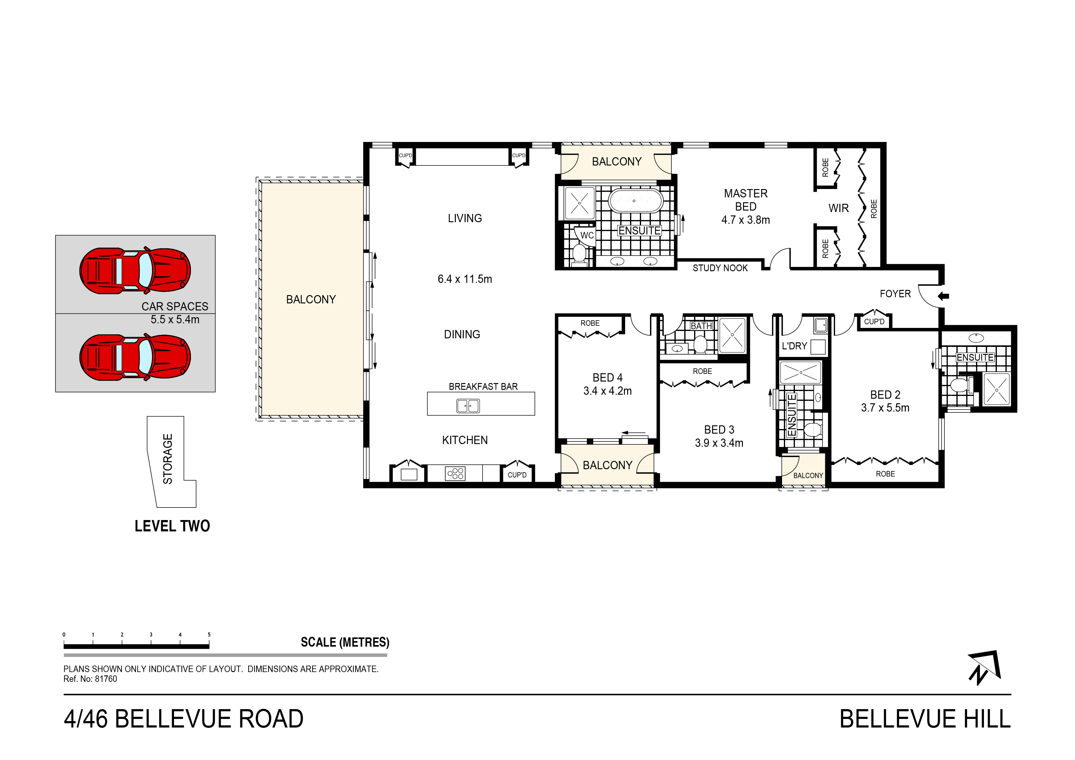 4/46 Bellevue Road, Bellevue Hill NSW