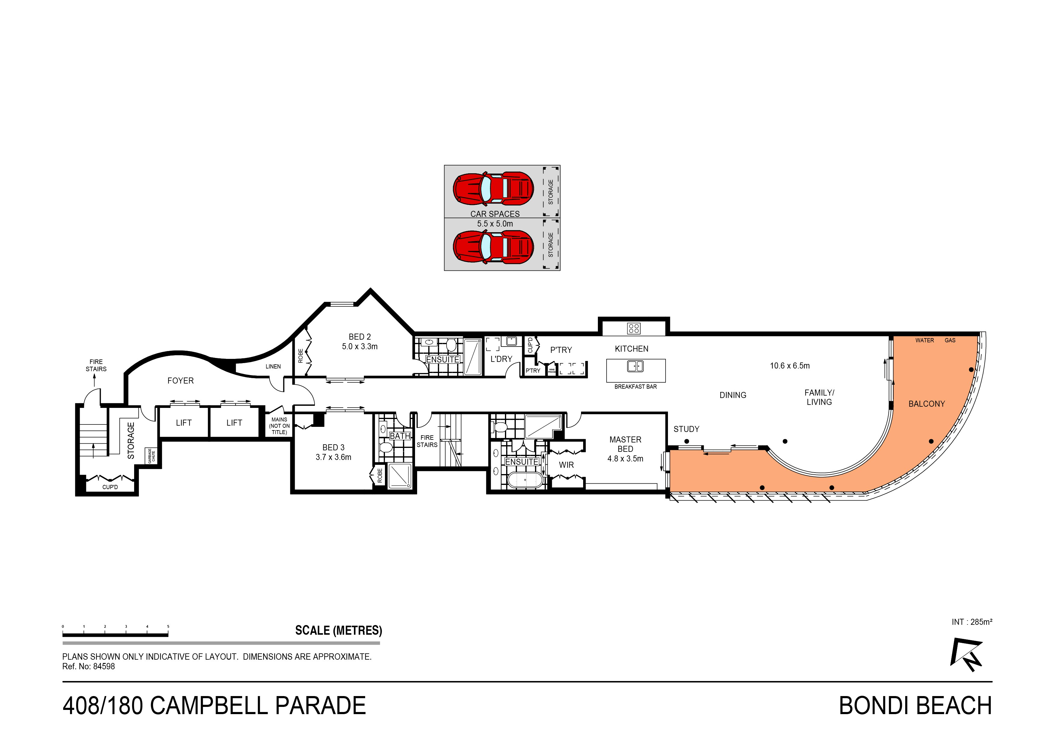 Residence 408 / 180 Campbell Parade, Bondi Beach NSW