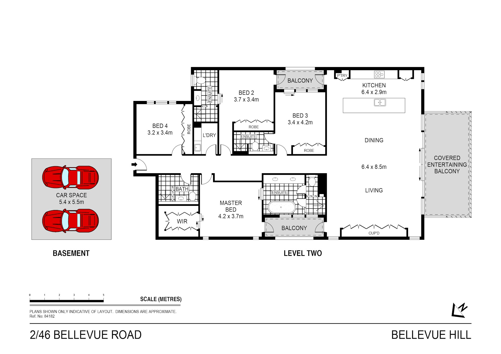 2/46 Bellevue Road, Bellevue Hill NSW