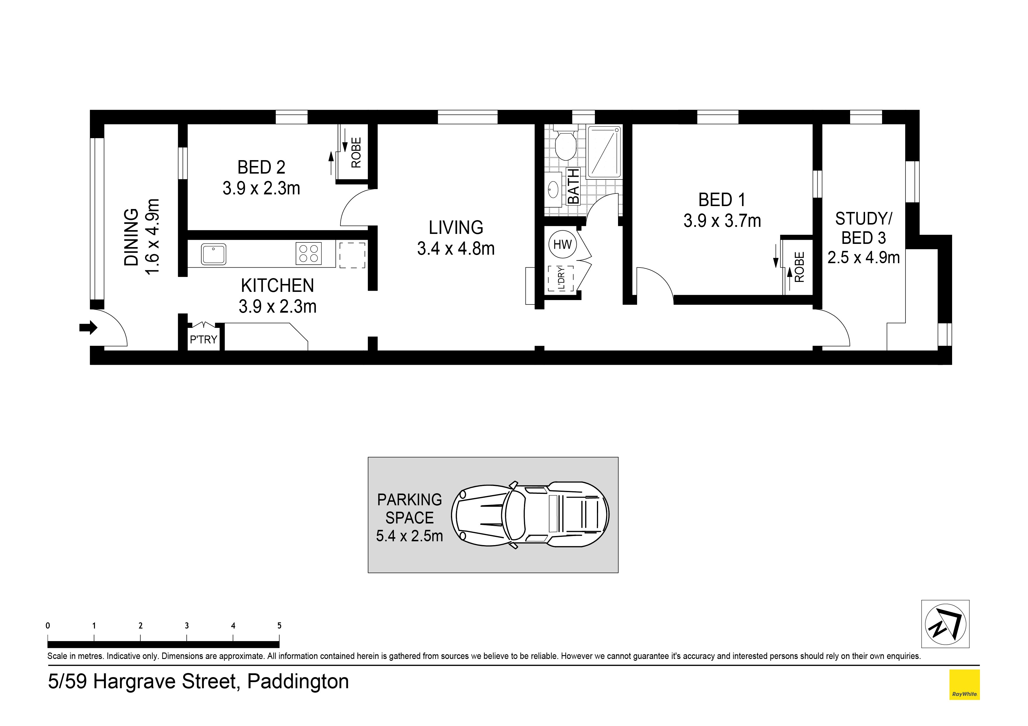 5/59 Hargrave Street, Paddington NSW