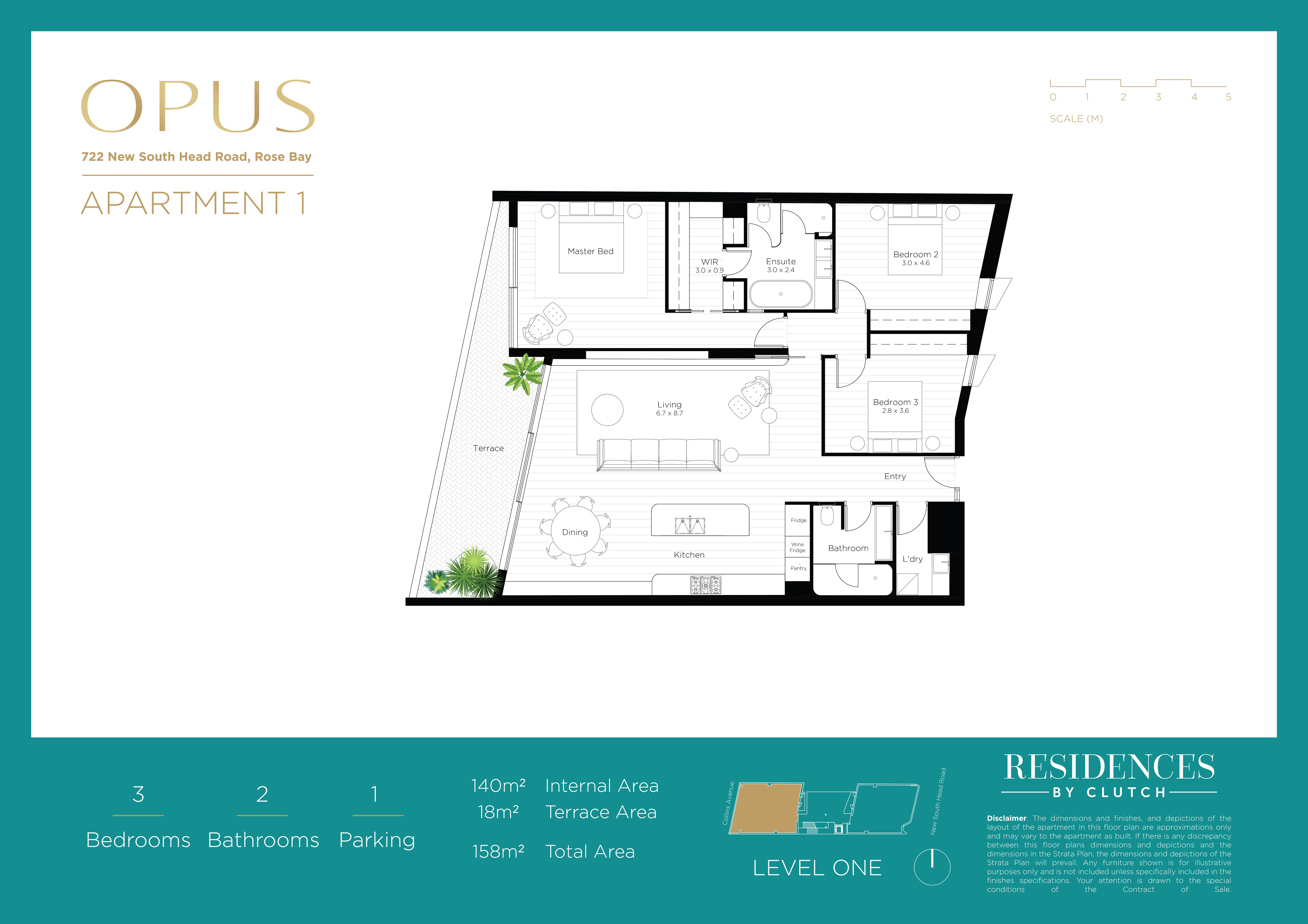 1/722 New South Head Road (facing Collins Avenue), Rose Bay NSW