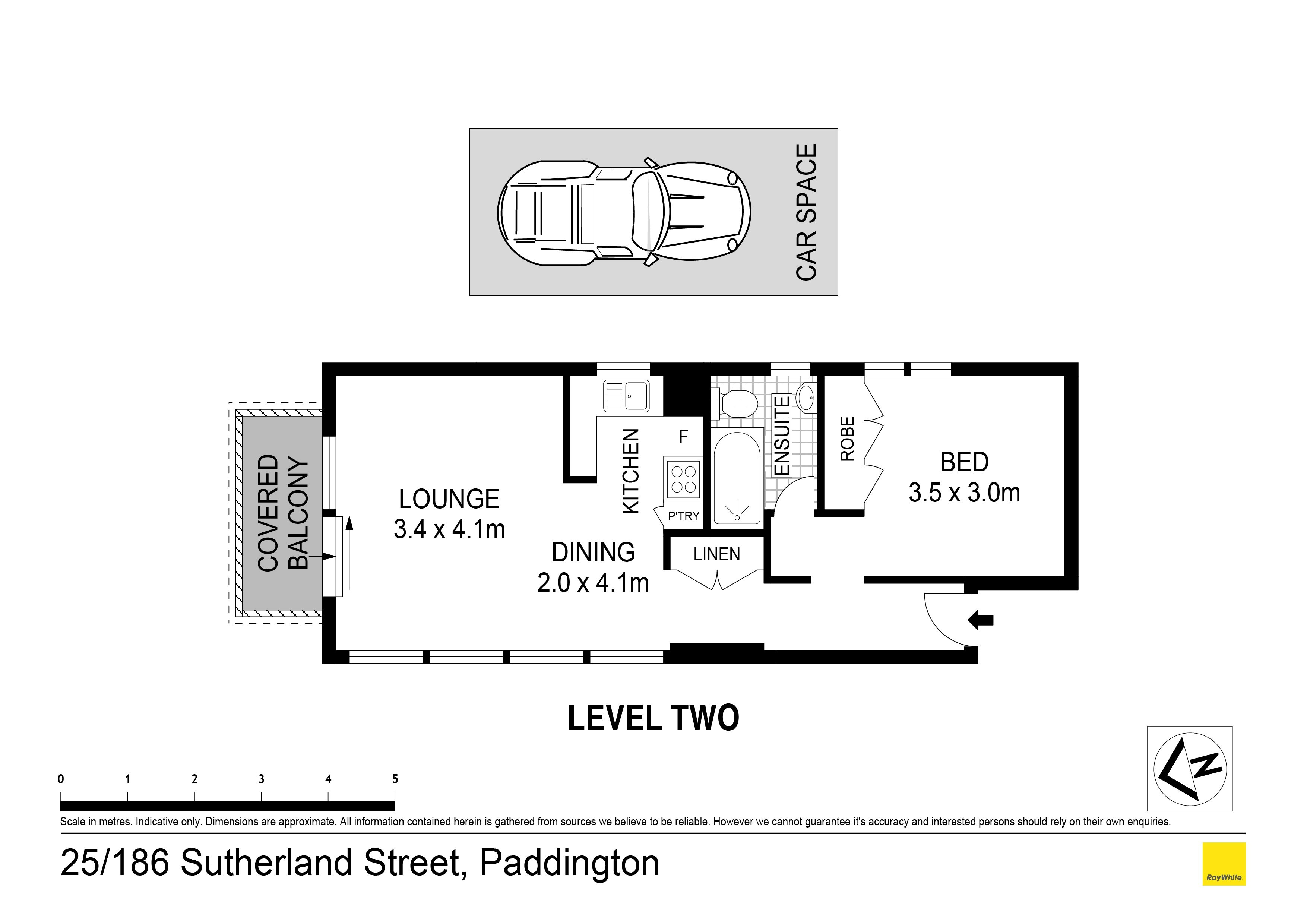 25/186 Sutherland Street, Paddington NSW