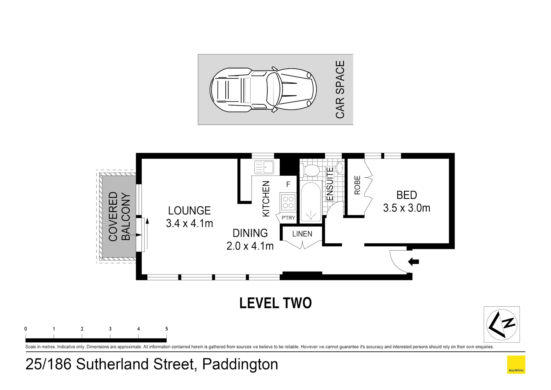 25/186 Sutherland Street, Paddington NSW