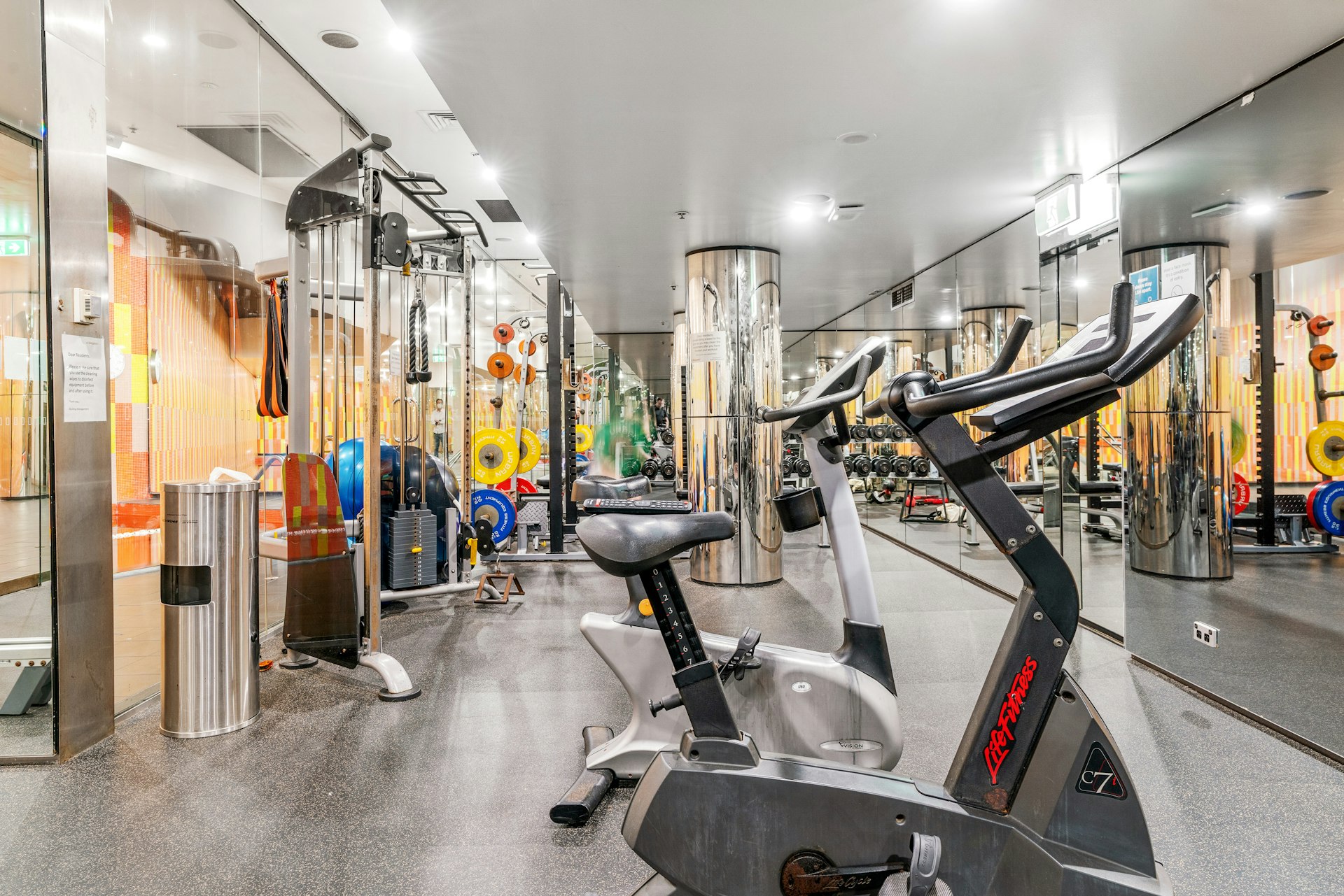 working out