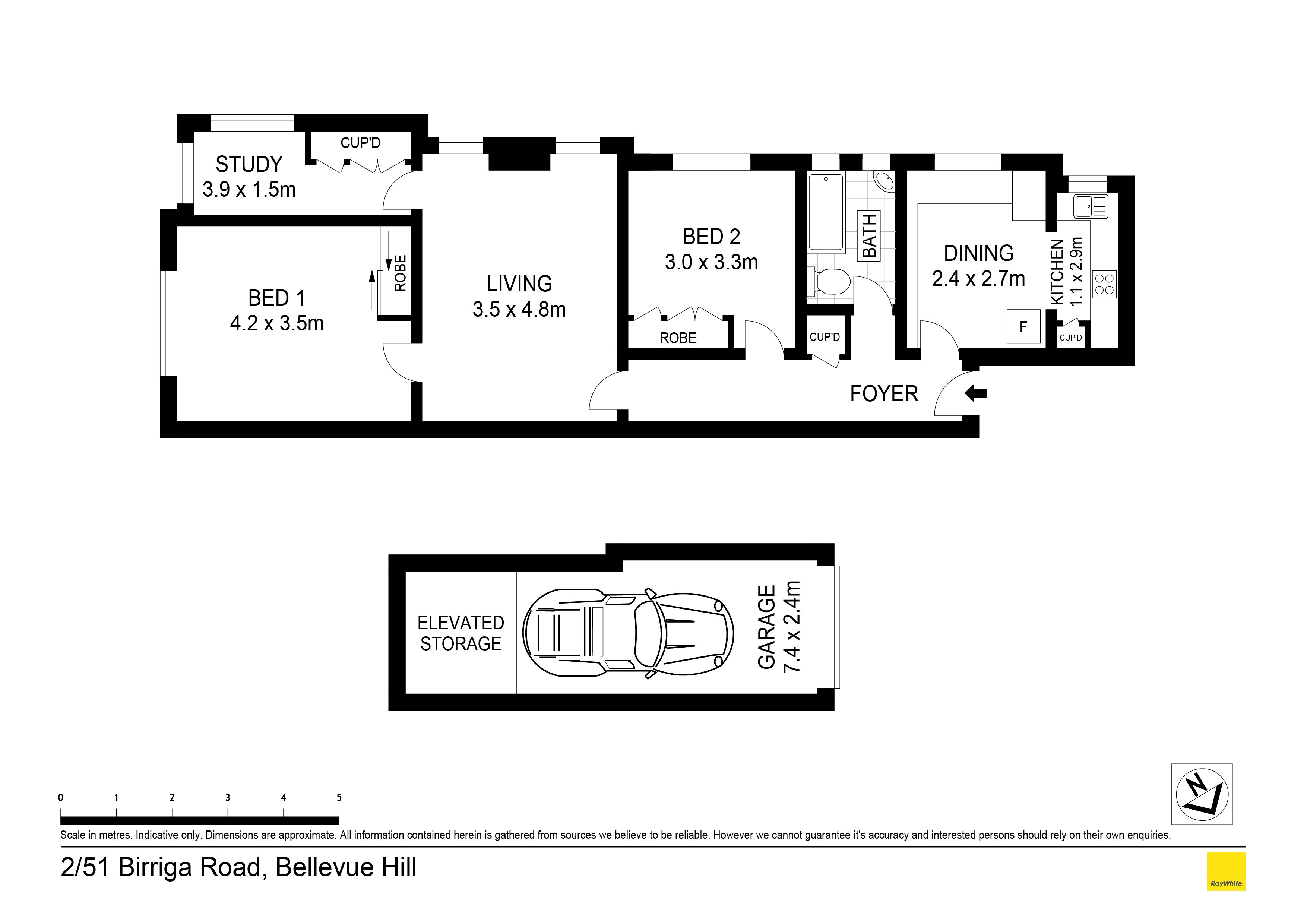 2/51 Birriga Road, Bellevue Hill NSW