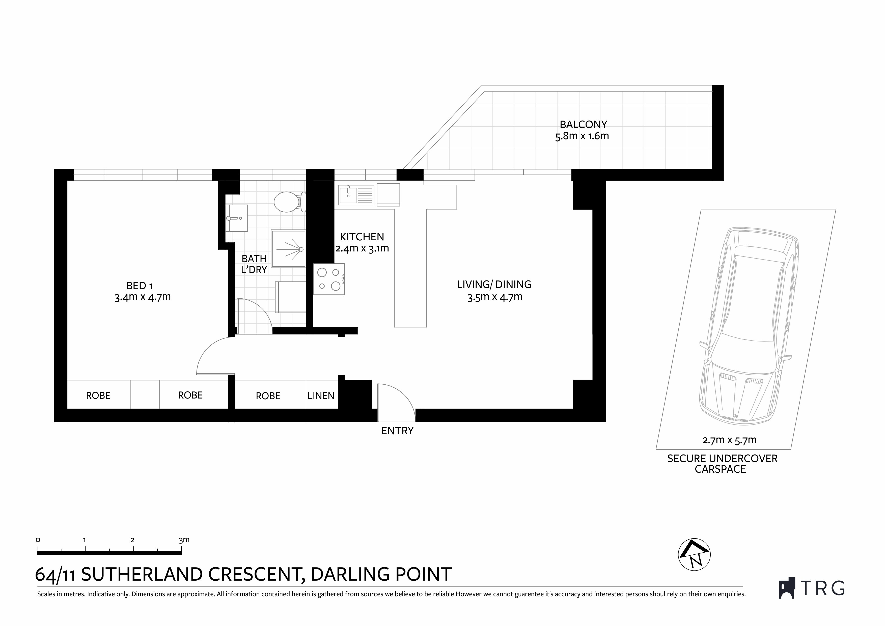 64/11 Sutherland Crescent, Darling Point NSW