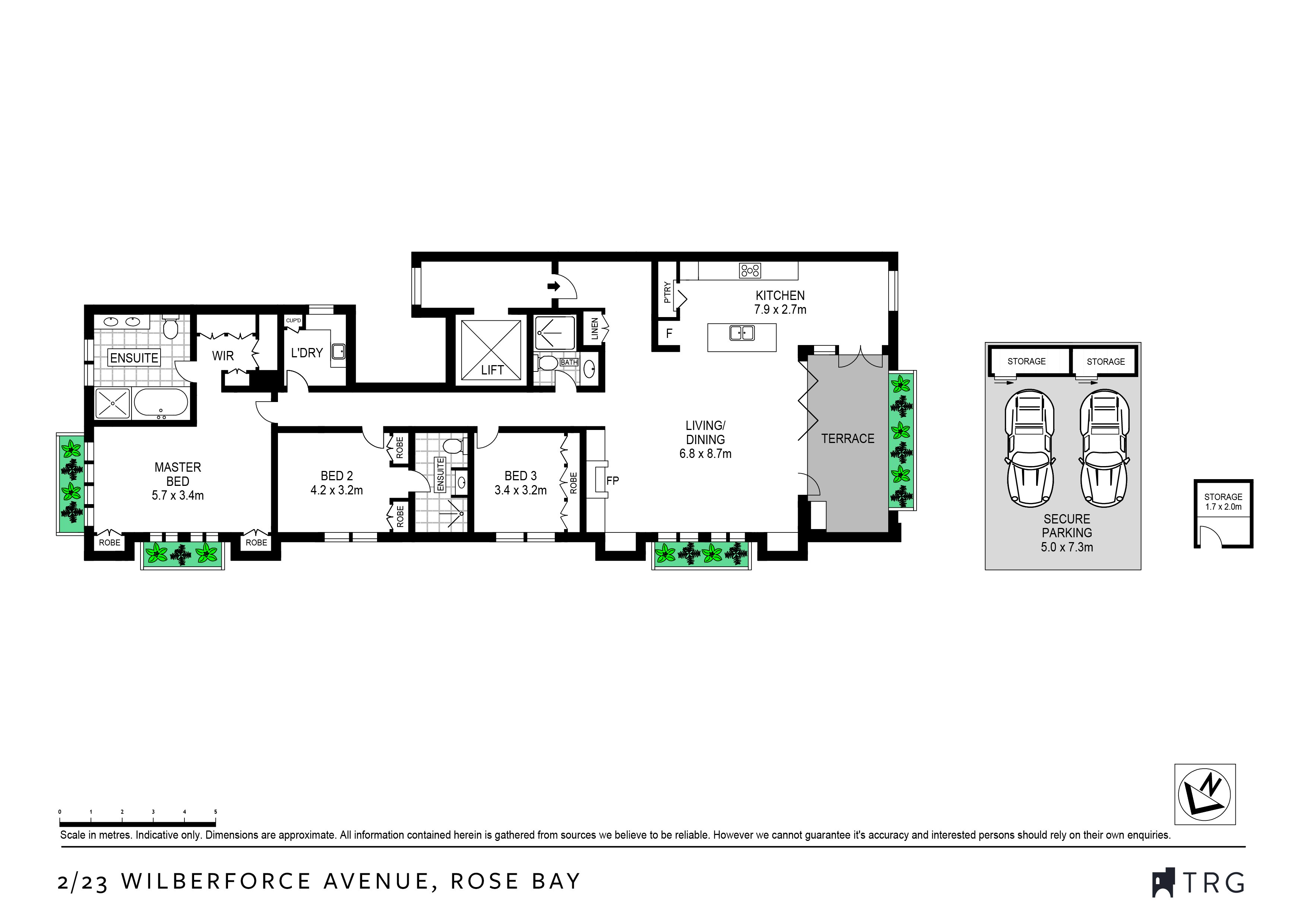 2/23 Wilberforce Avenue, Rose Bay NSW
