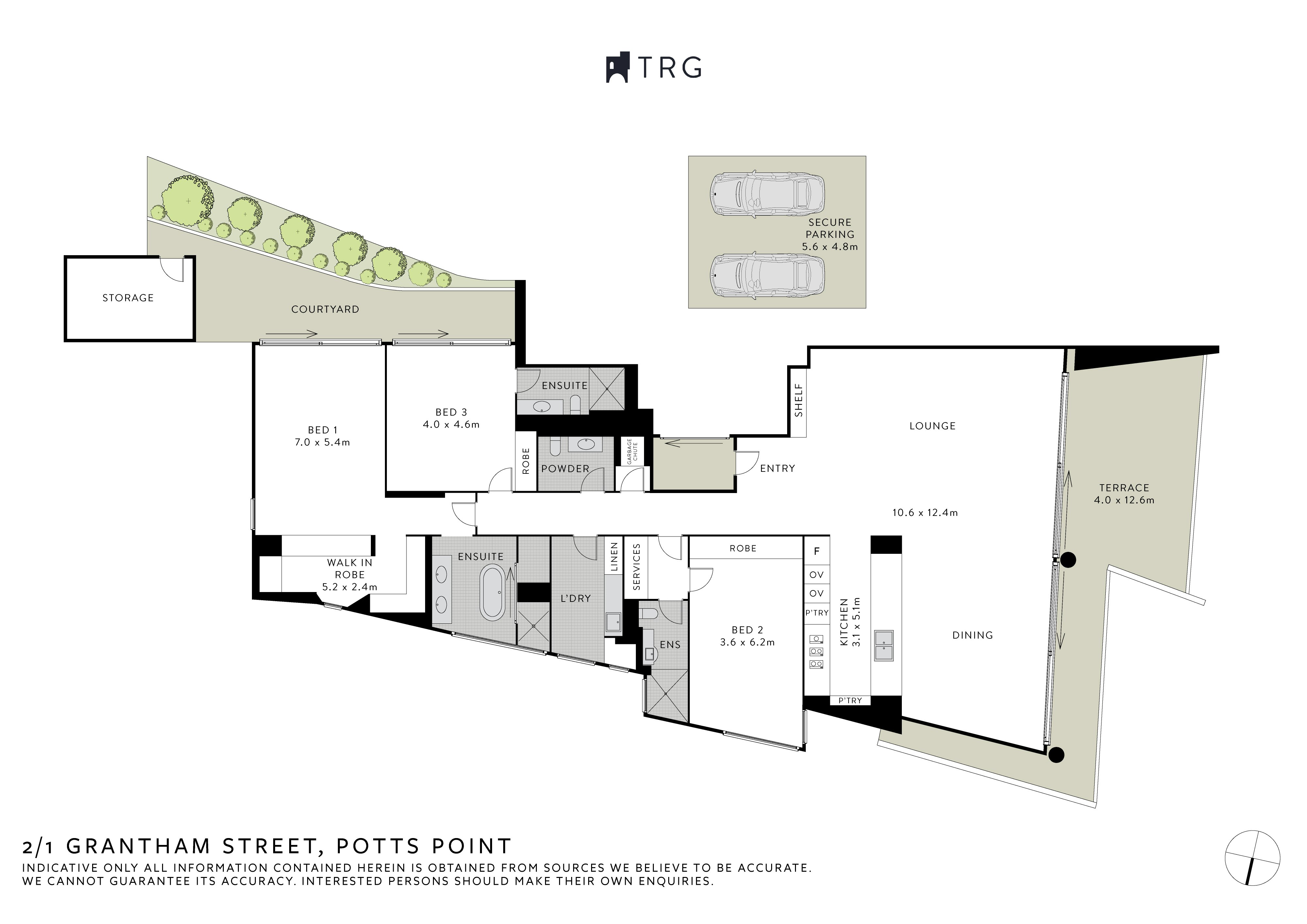 2/1 Grantham Street, Potts Point NSW