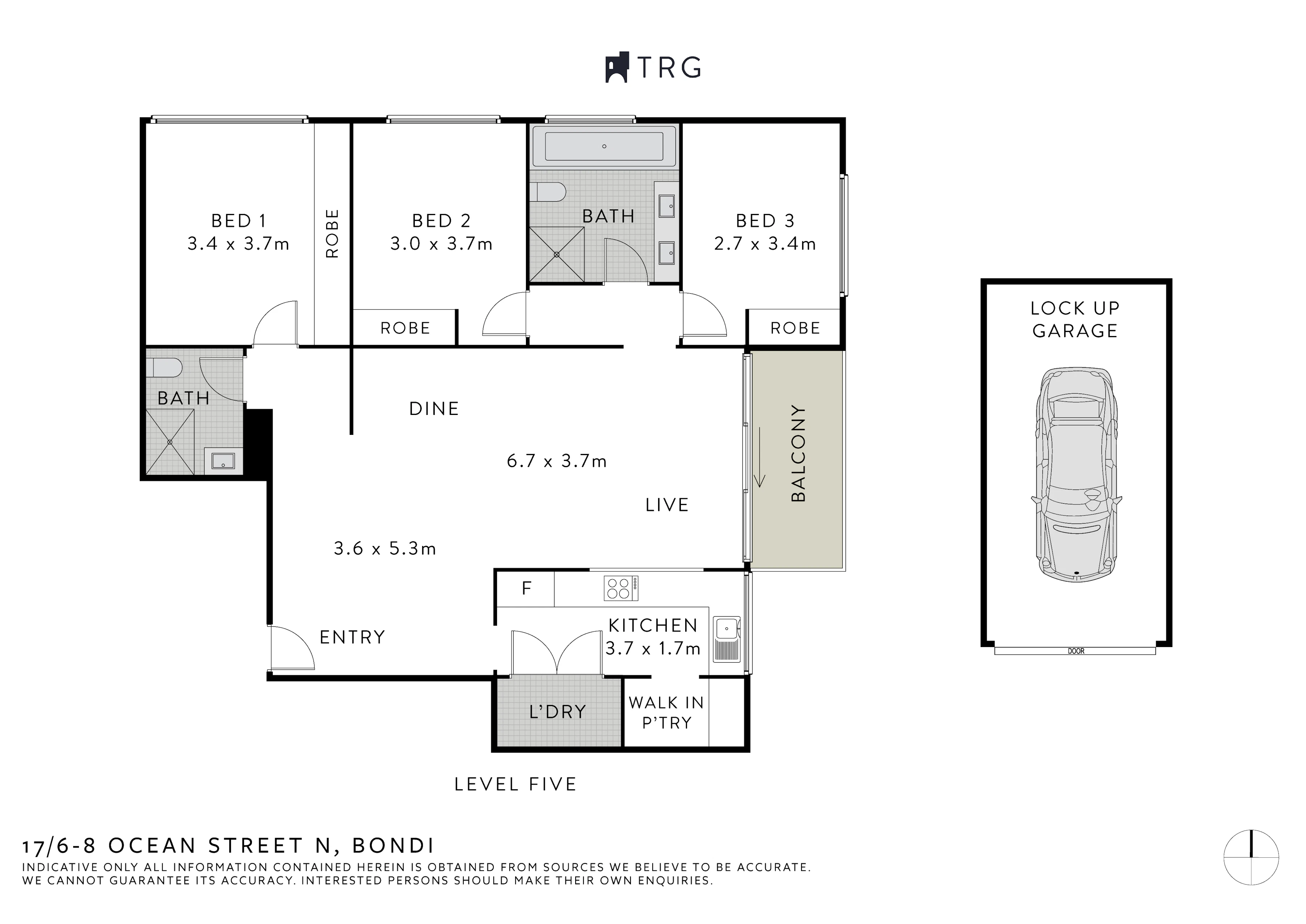 17/6-8 Ocean Street North, Bondi NSW