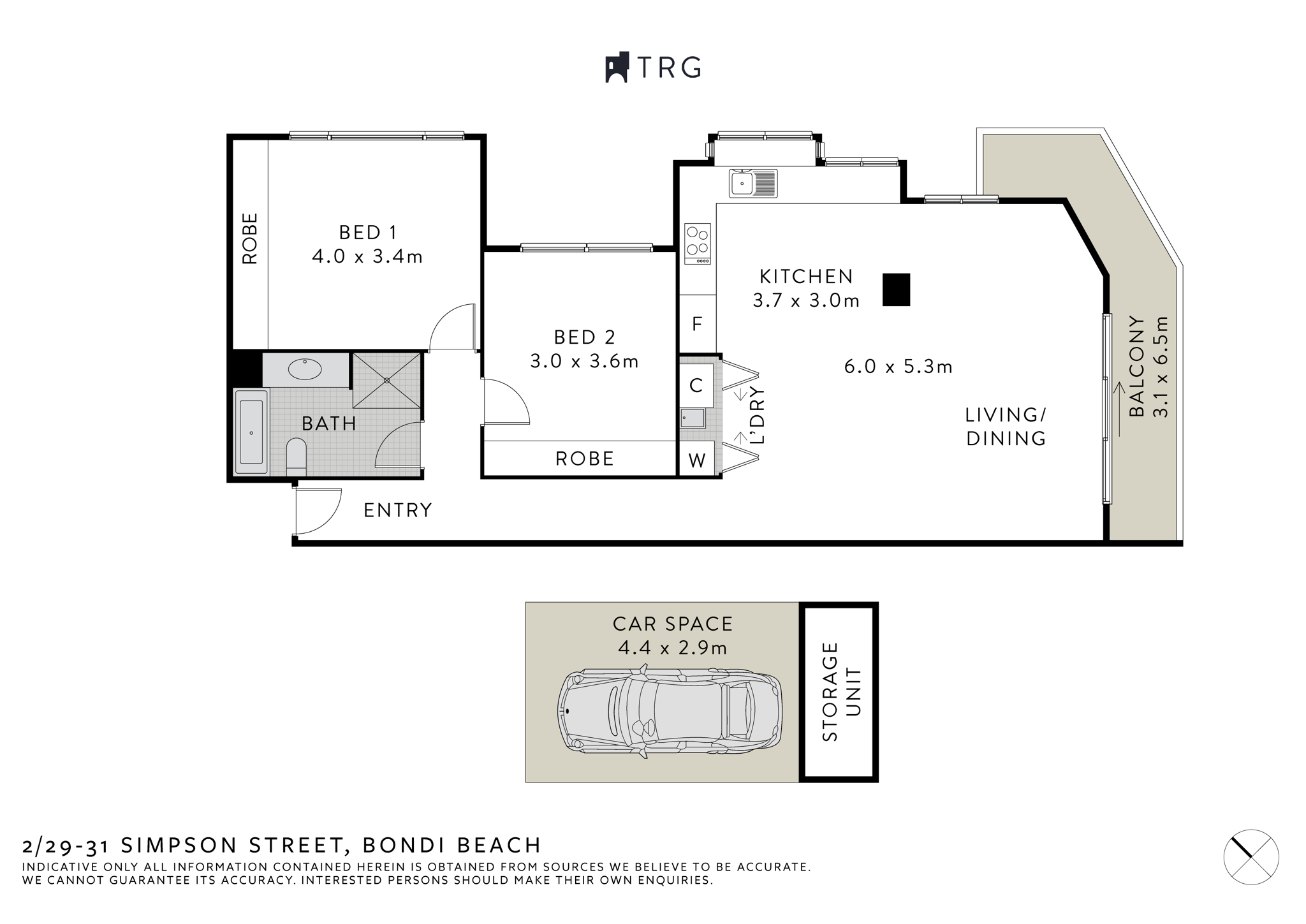2/29-31 Simpson Street, Bondi Beach NSW