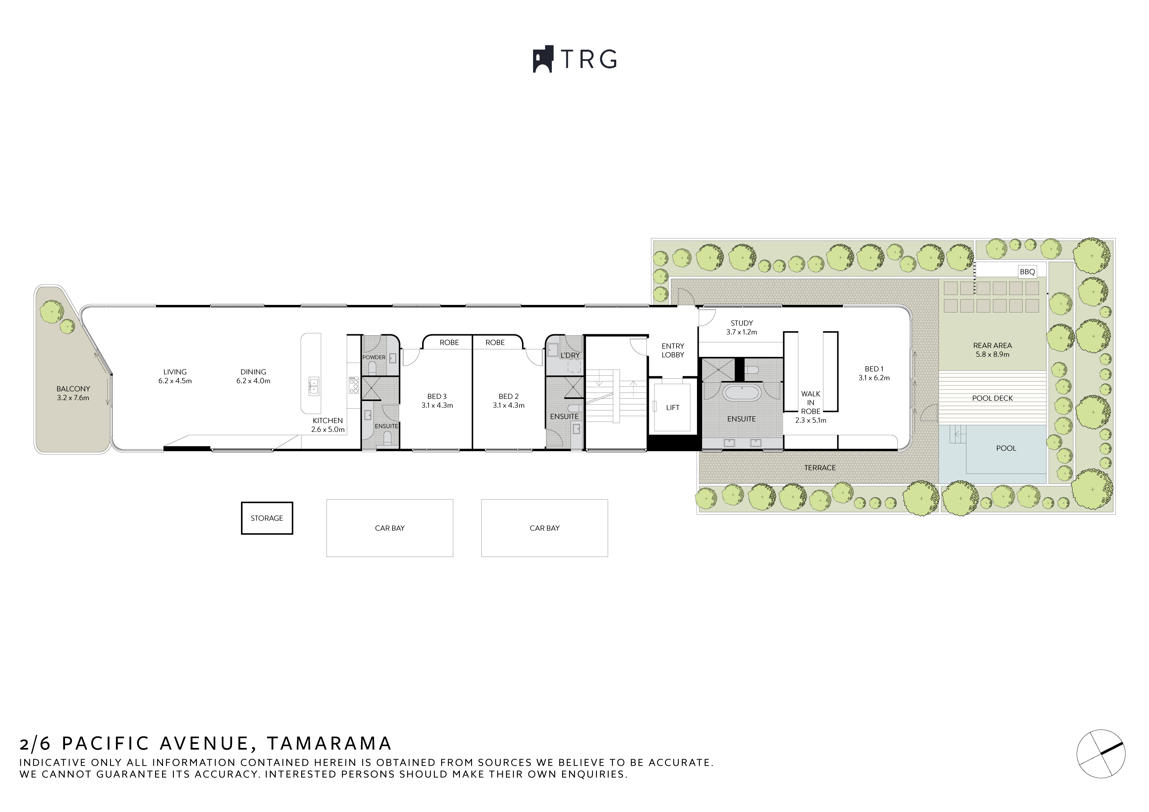 2/5 Pacific Avenue, Tamarama NSW