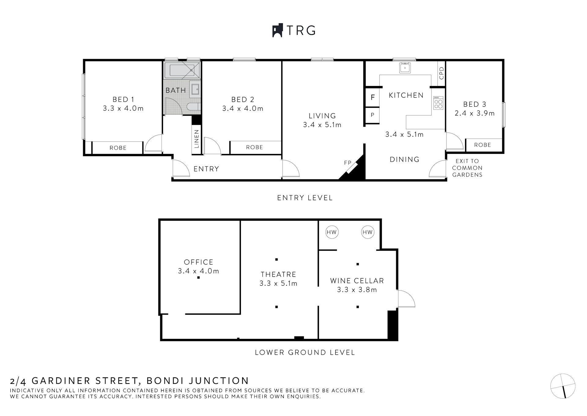 2/4 Gardiner Street, Bondi Junction NSW