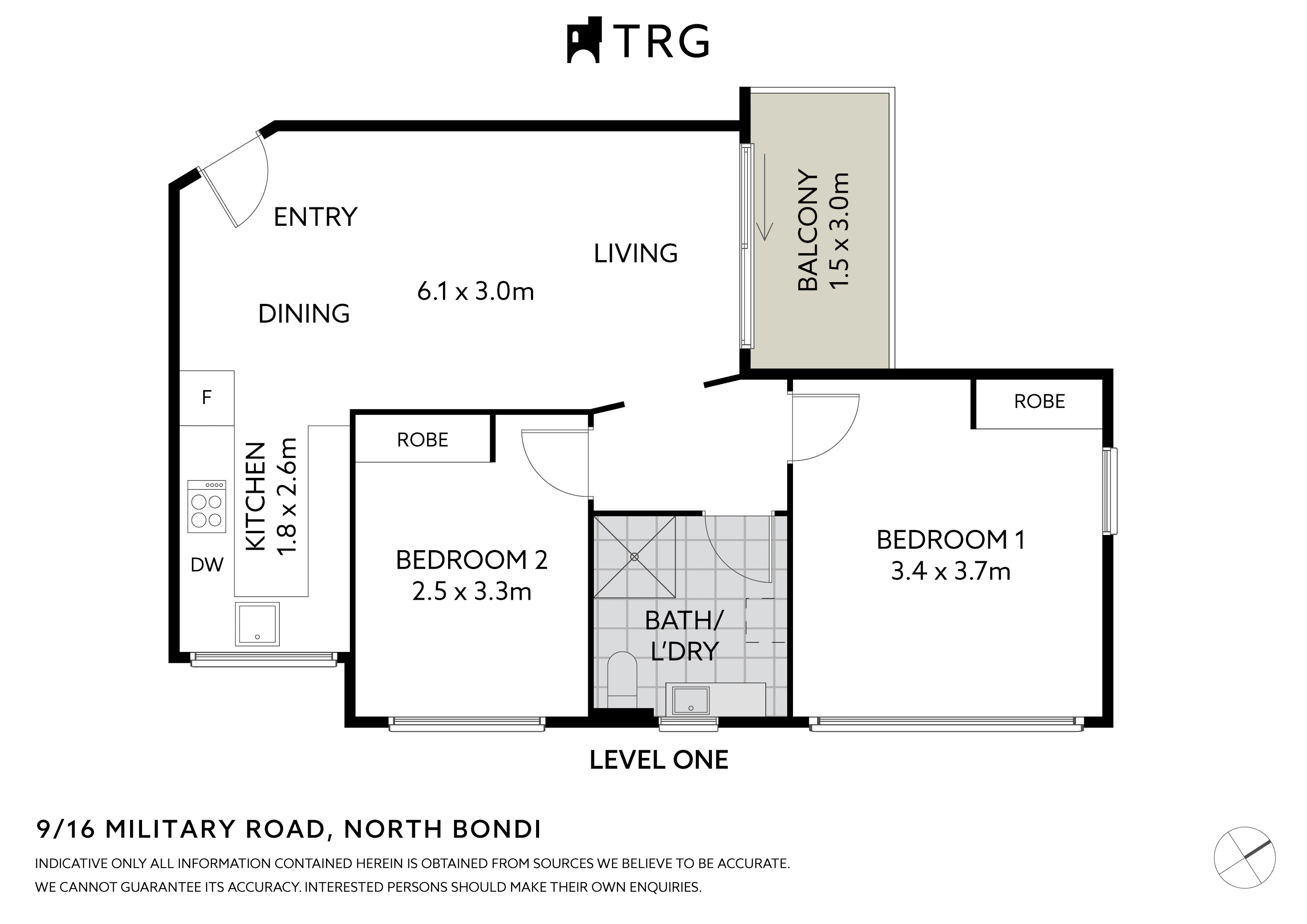 9/16 Military Road, North Bondi NSW