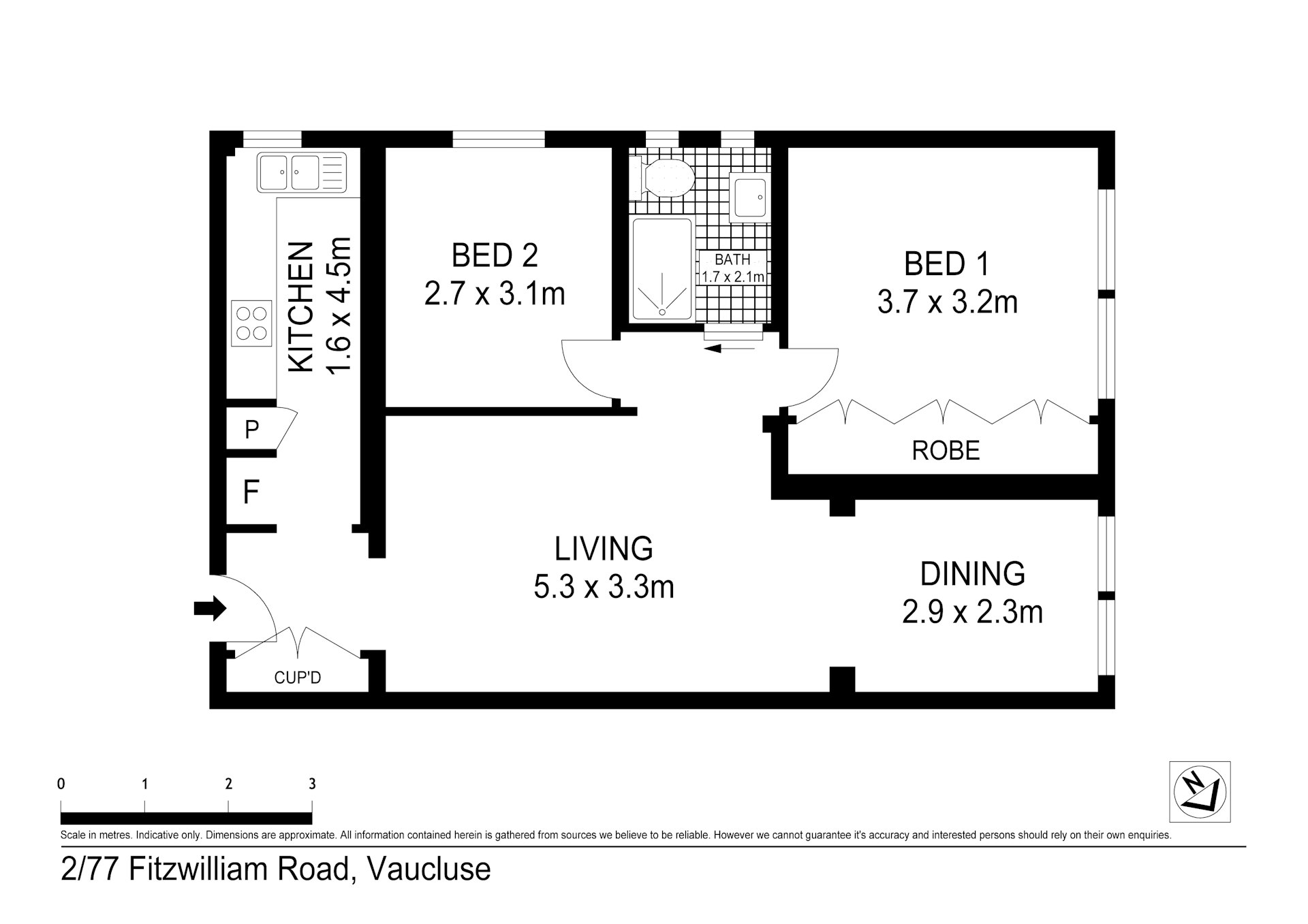 2/77 Fitzwilliam Road, Vaucluse NSW