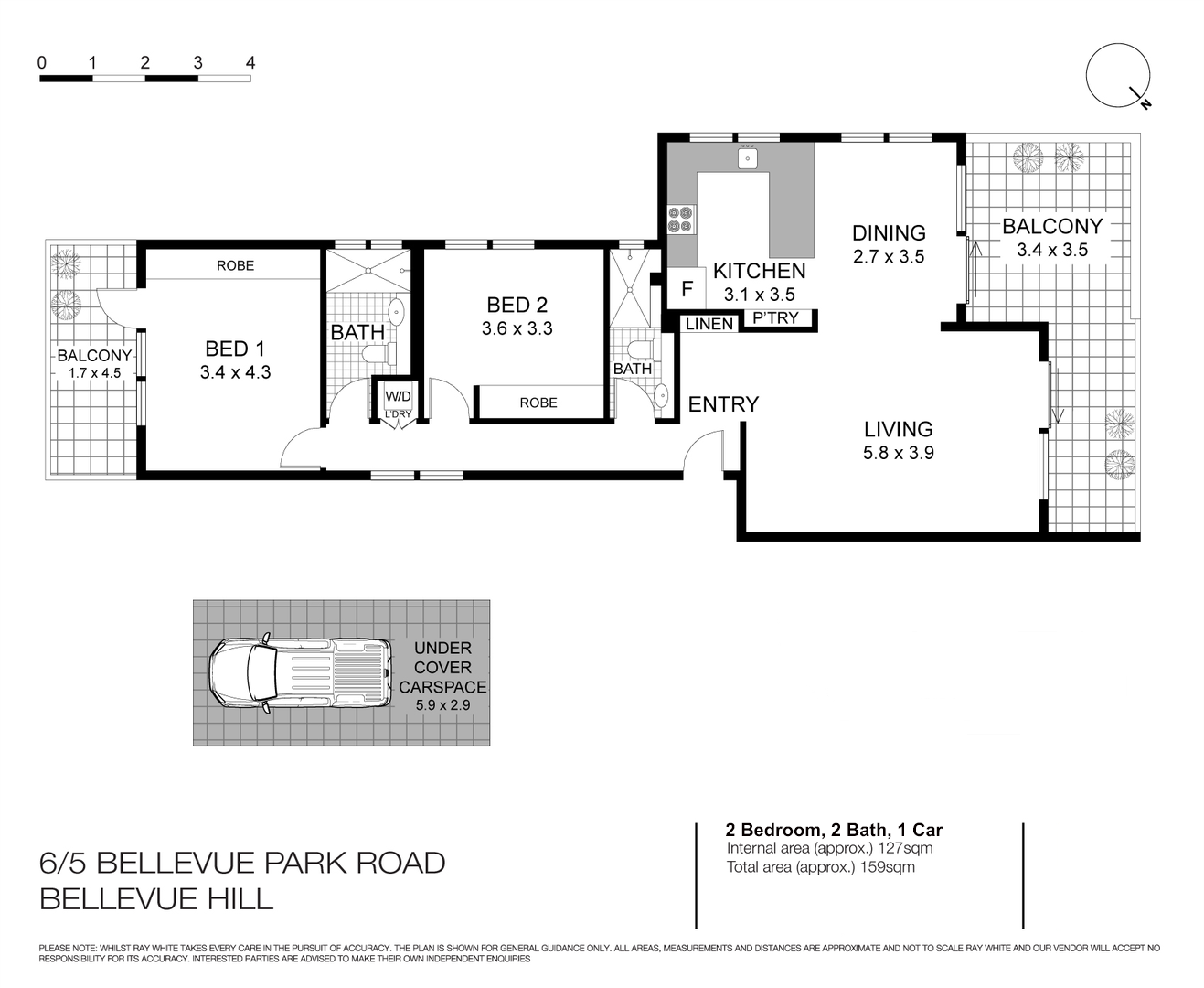 6/5 Bellevue Park Road, Bellevue Hill NSW