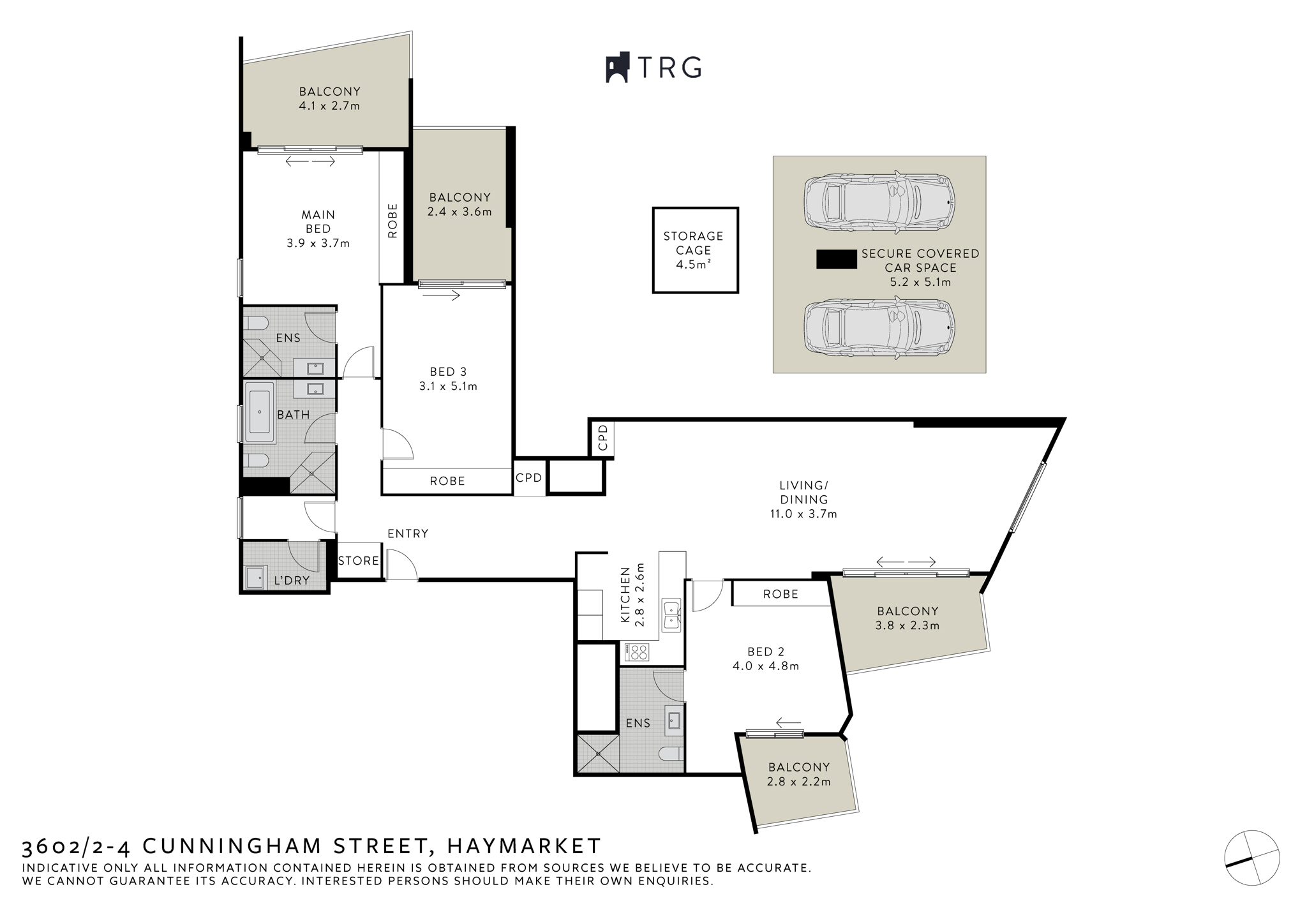 3602/2-4 Cunningham Street, Haymarket NSW