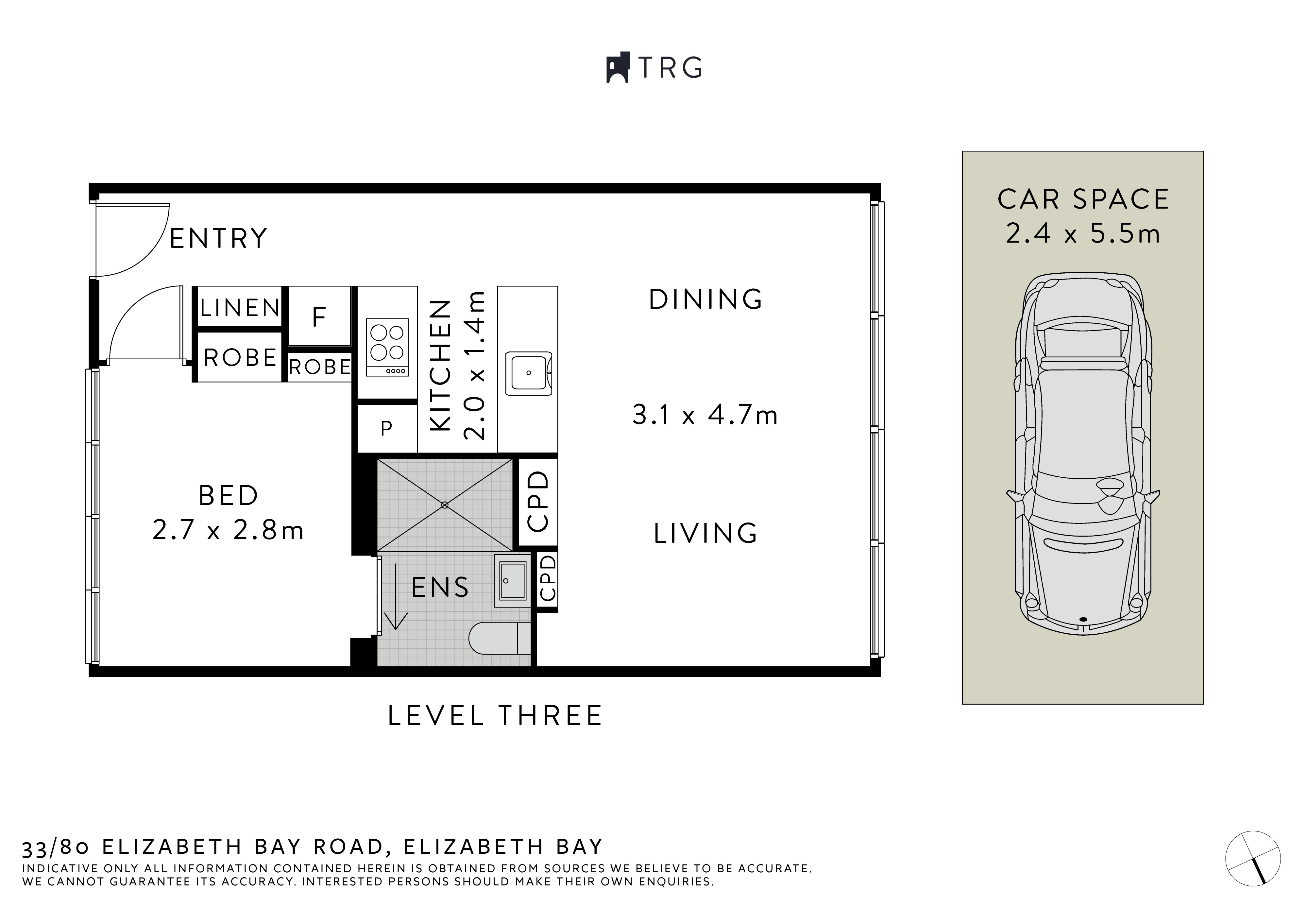 33/80 Elizabeth Bay Road, Elizabeth Bay NSW