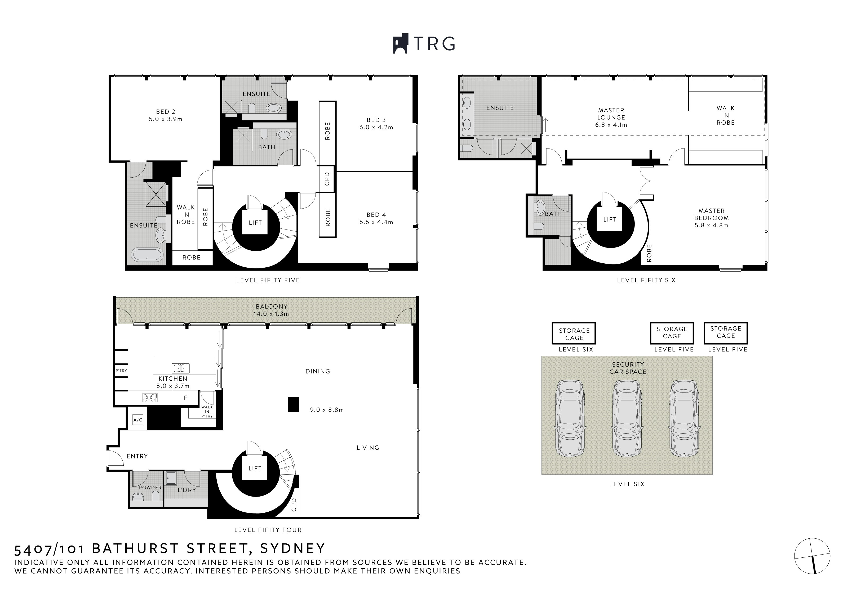 Penthouse 5407/101 Bathurst Street, Sydney NSW