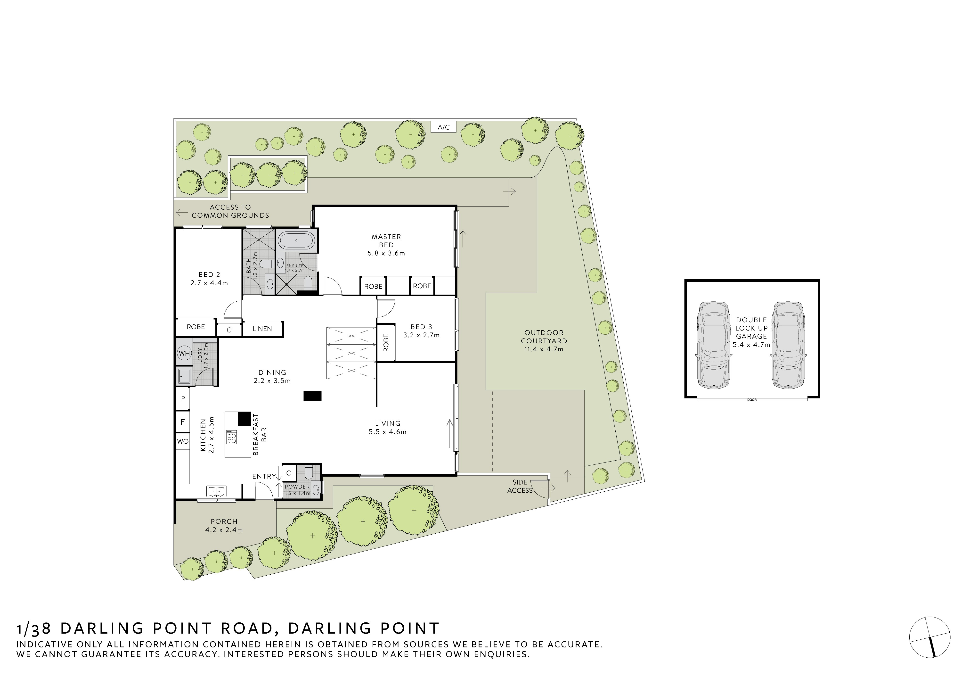 1/38 Darling Point Road, Darling Point NSW