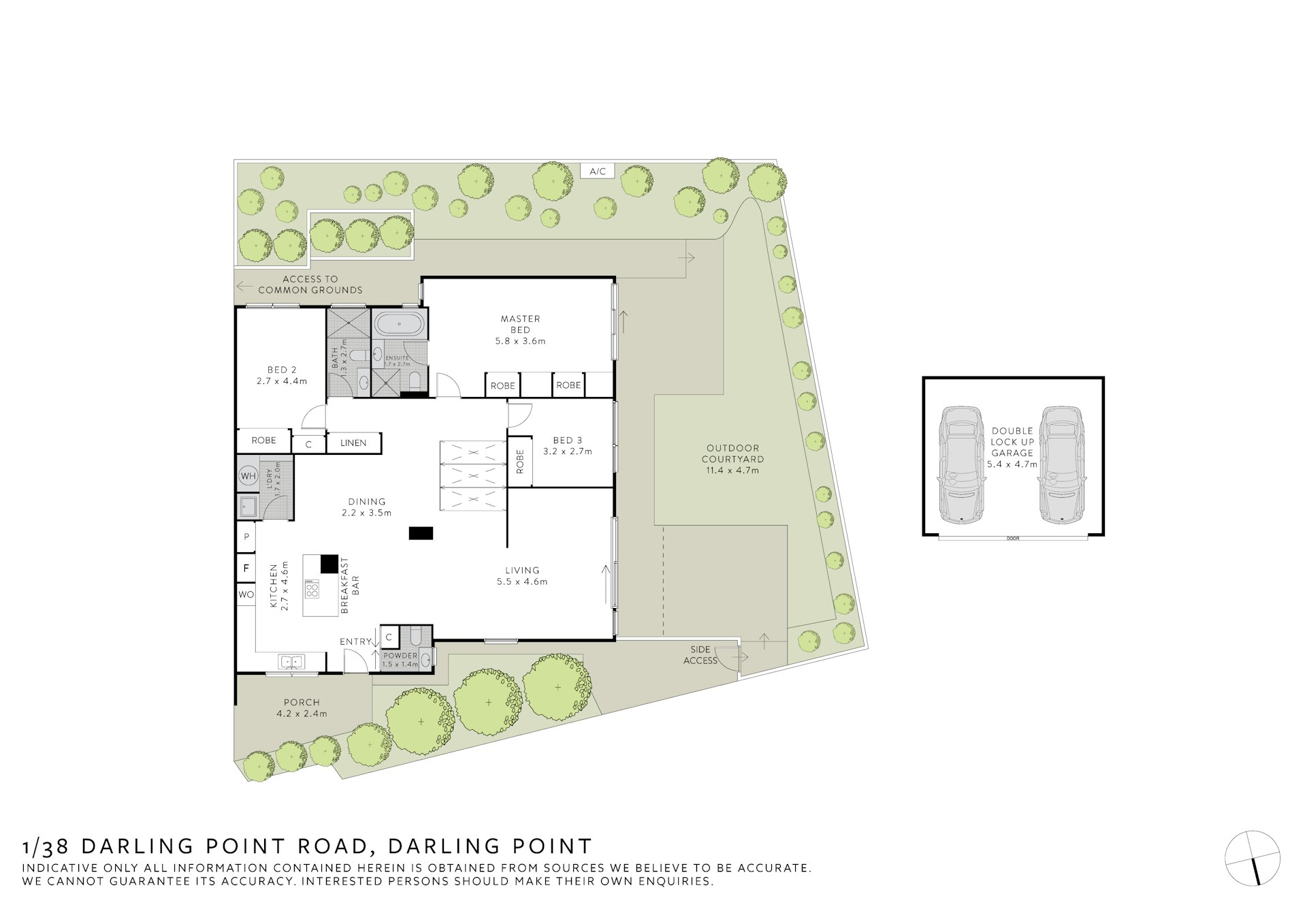 1/38 Darling Point Road, Darling Point NSW