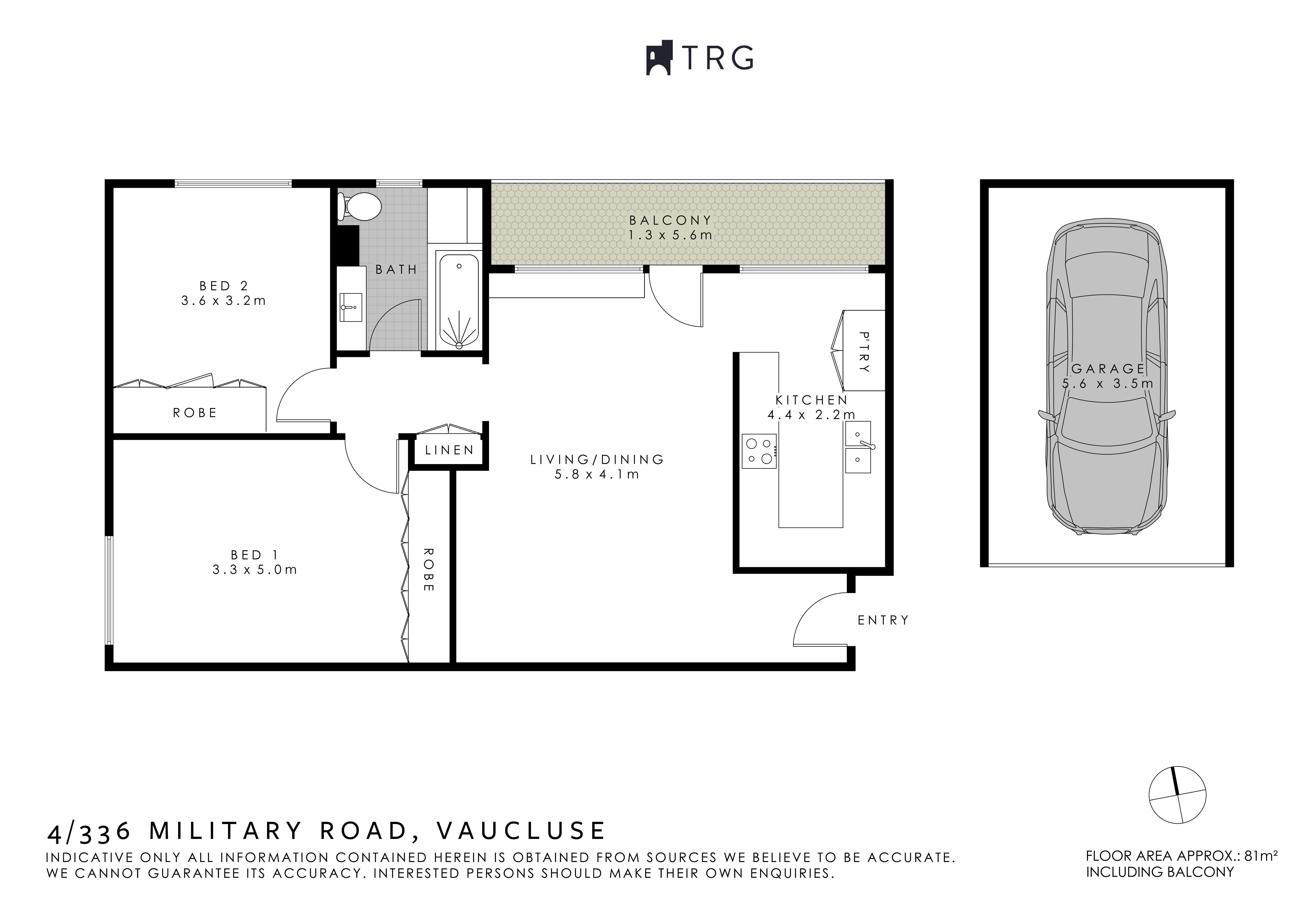 4/336 Military Road, Vaucluse NSW