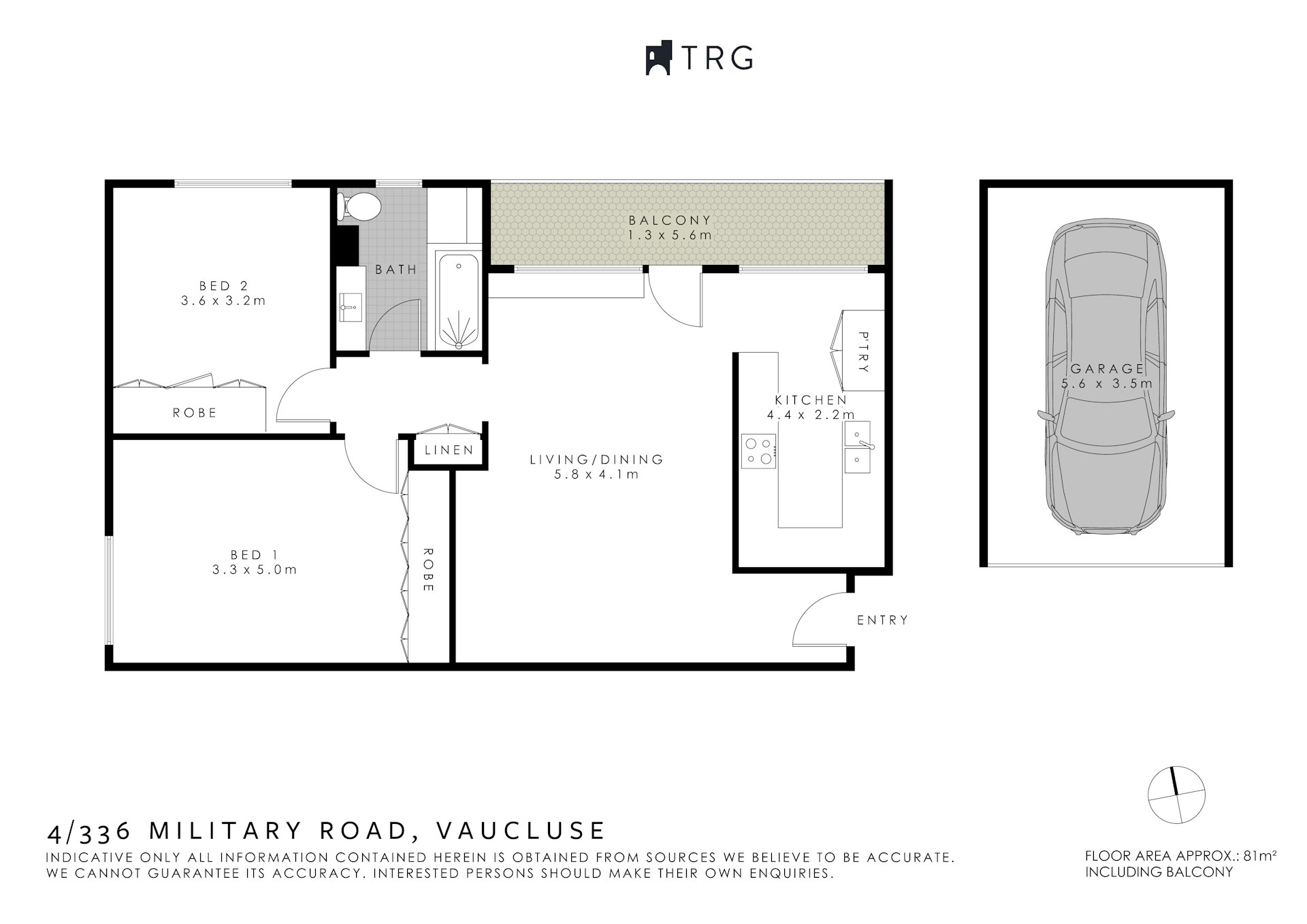 4/336 Military Road, Vaucluse NSW