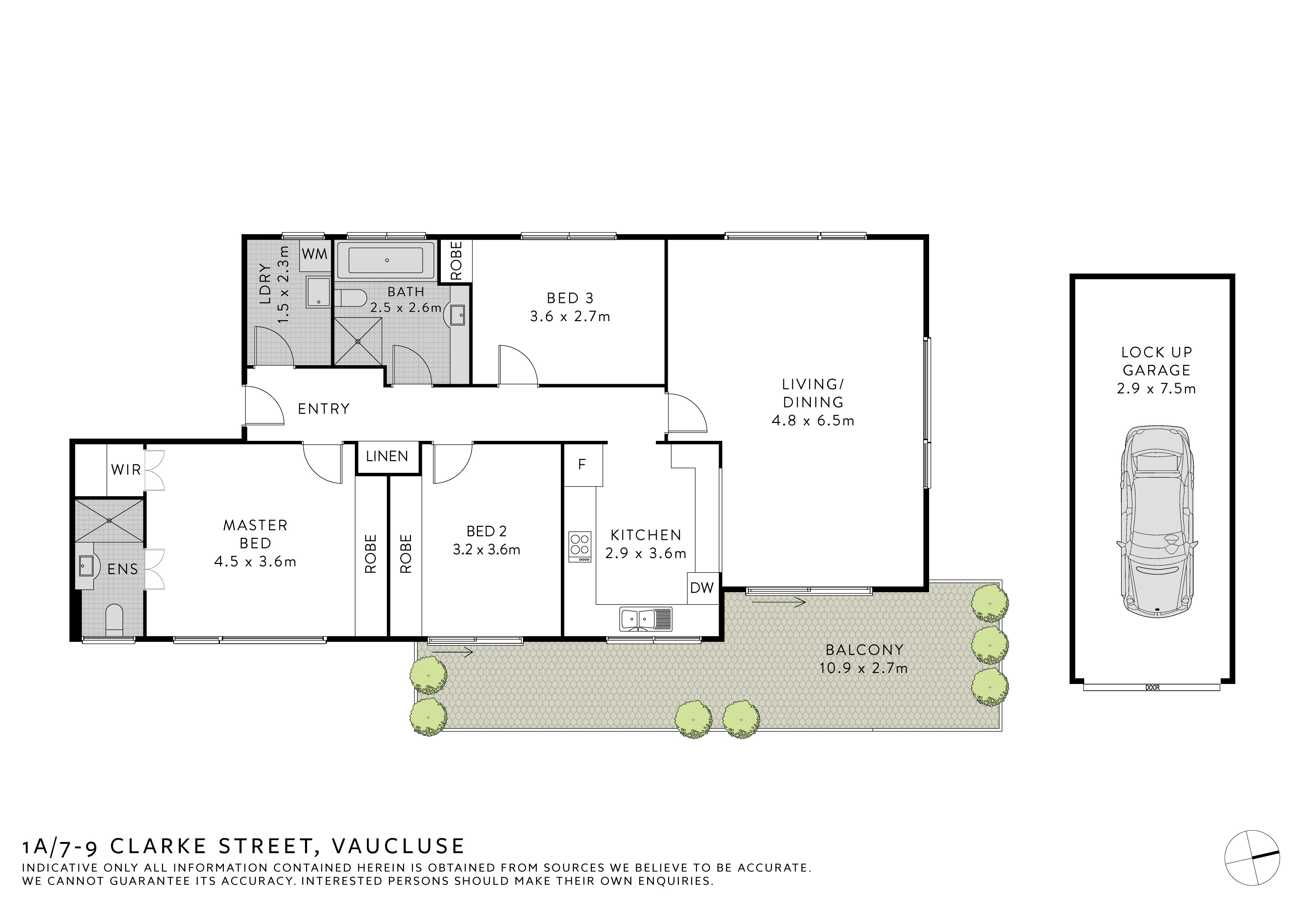 1A/7-9 Clarke Street, Vaucluse NSW