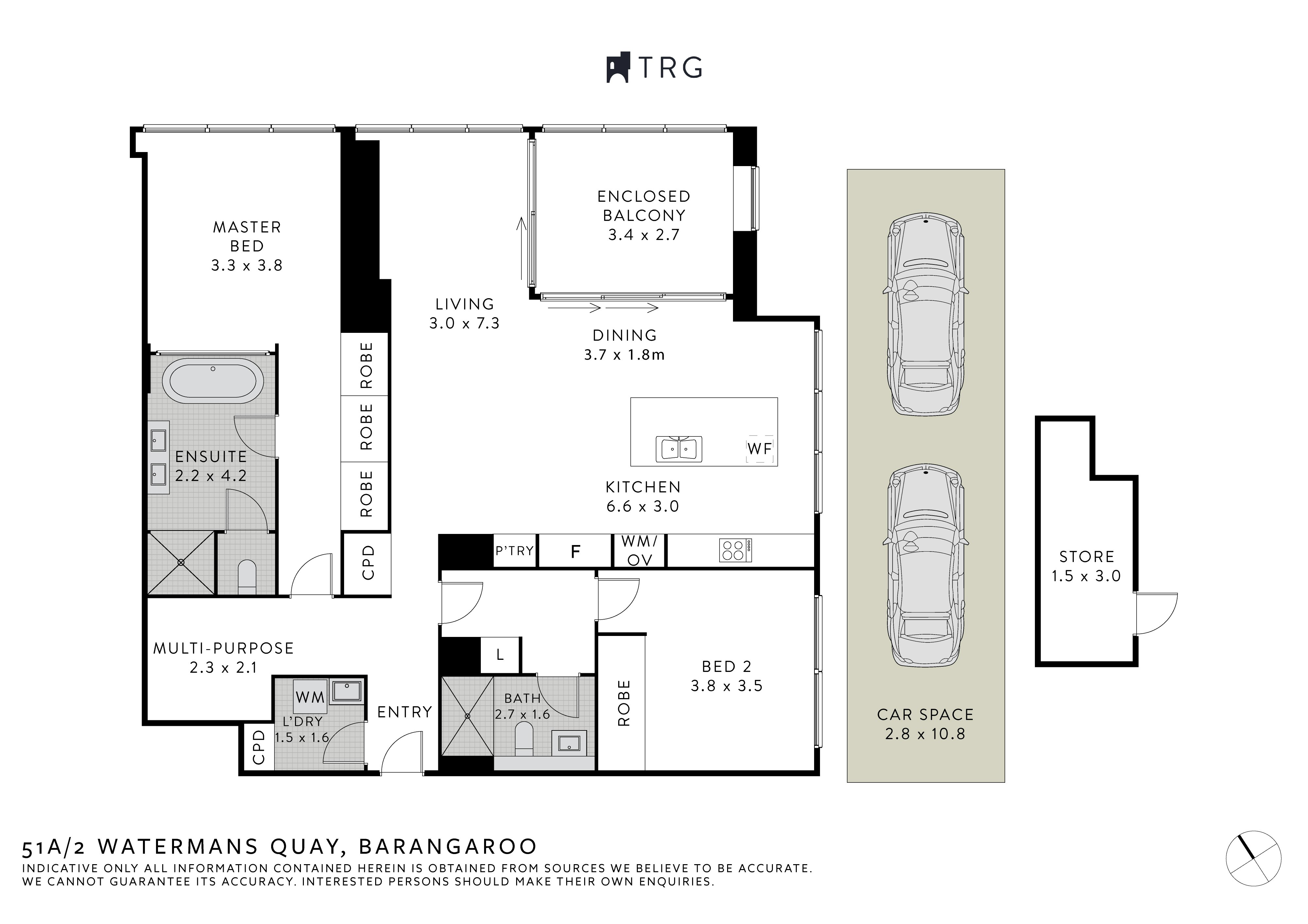 51A/2 Watermans Quay, Barangaroo NSW