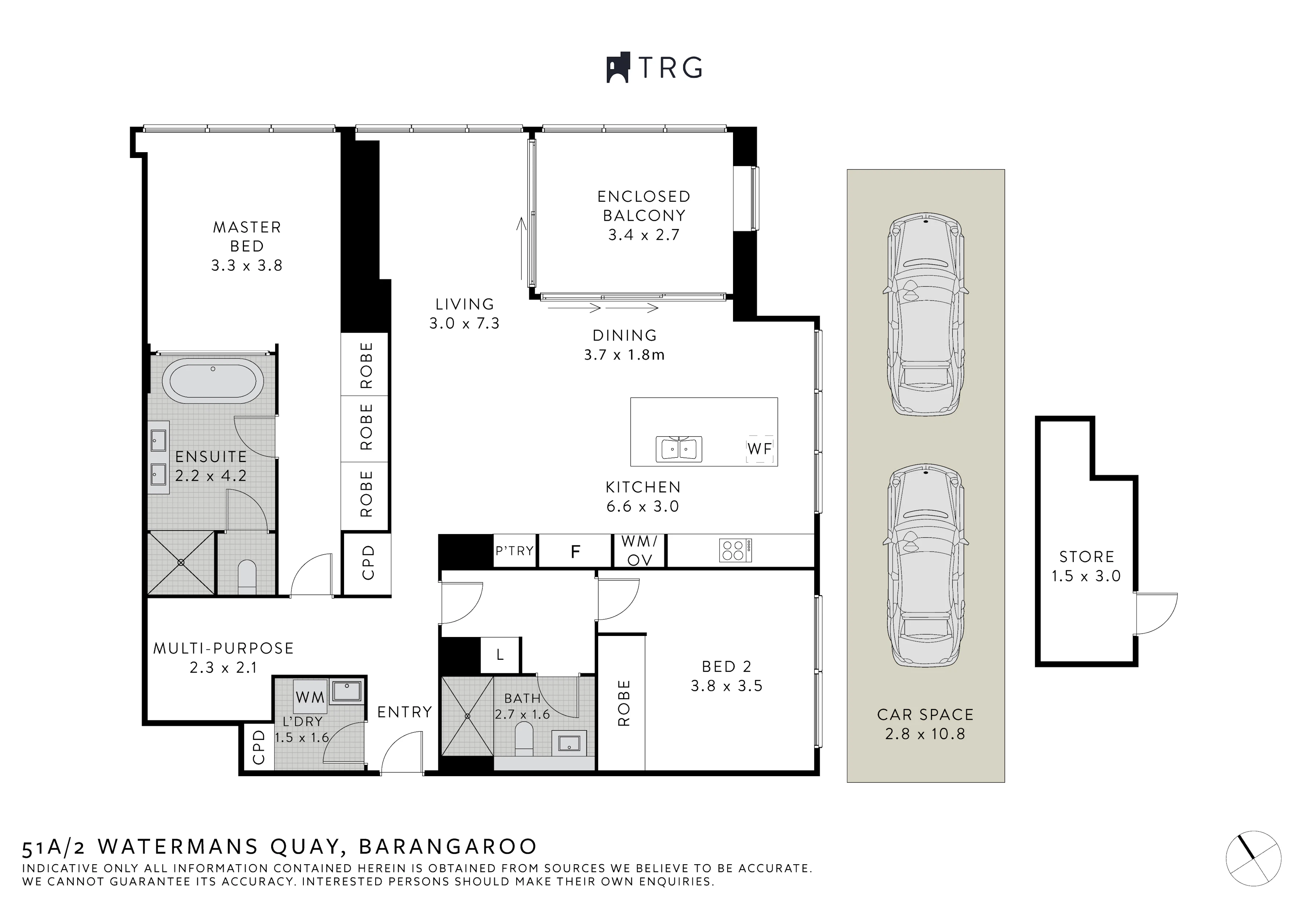 51A/2 Watermans Quay, Barangaroo NSW