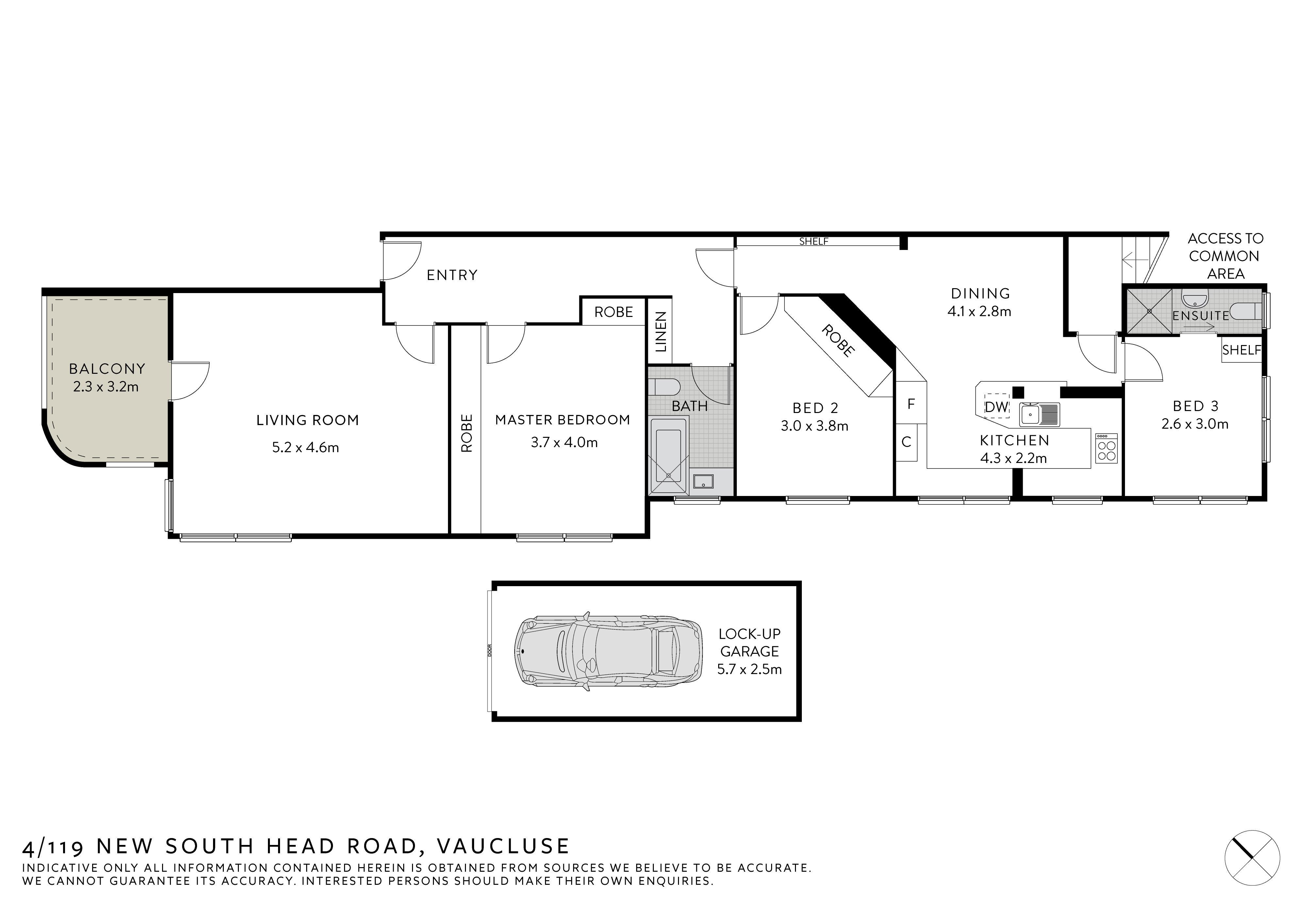 4/119 New South Head Road, Vaucluse NSW